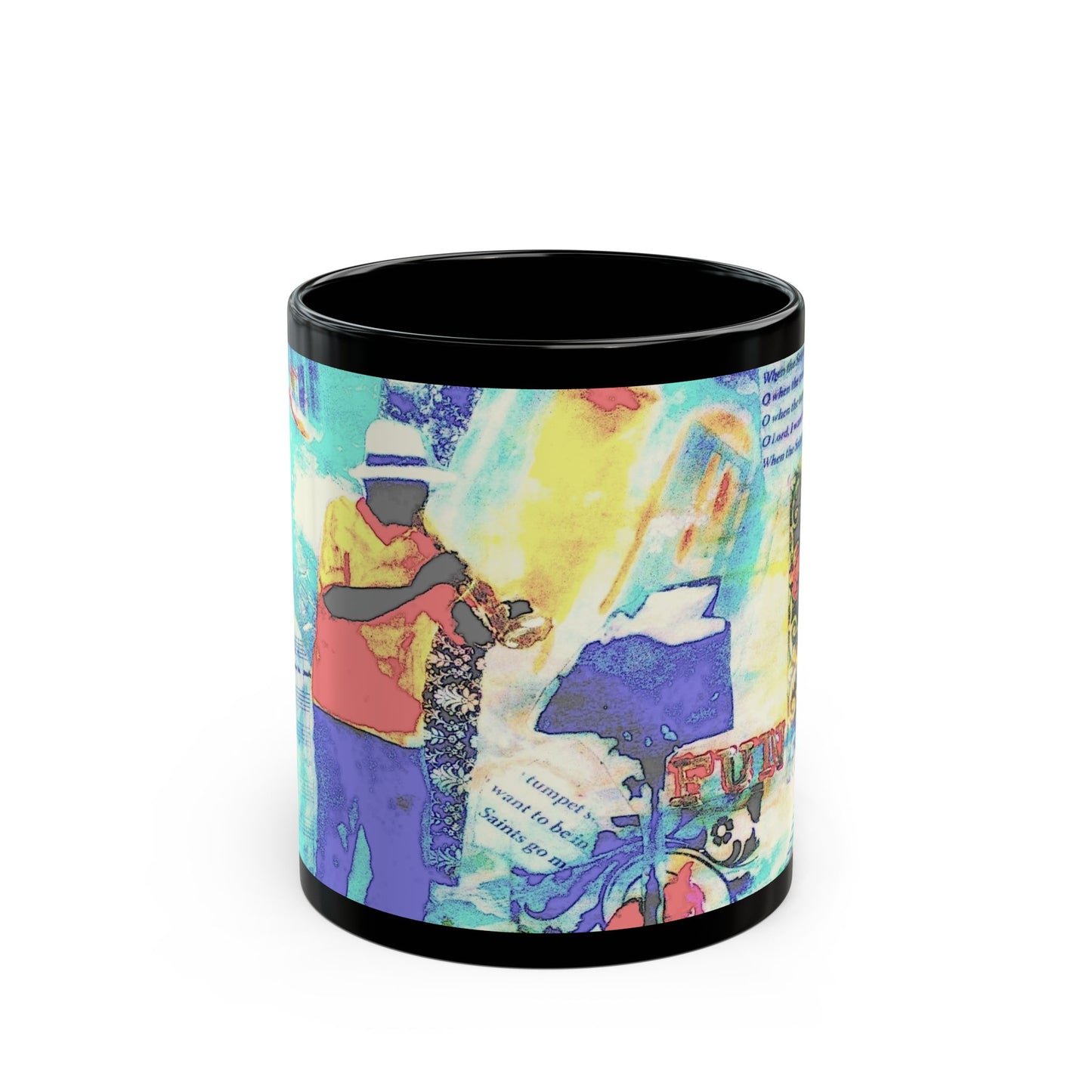 Jazz in Savannah - 11 oz or 15 oz Ceramic Black Mugs