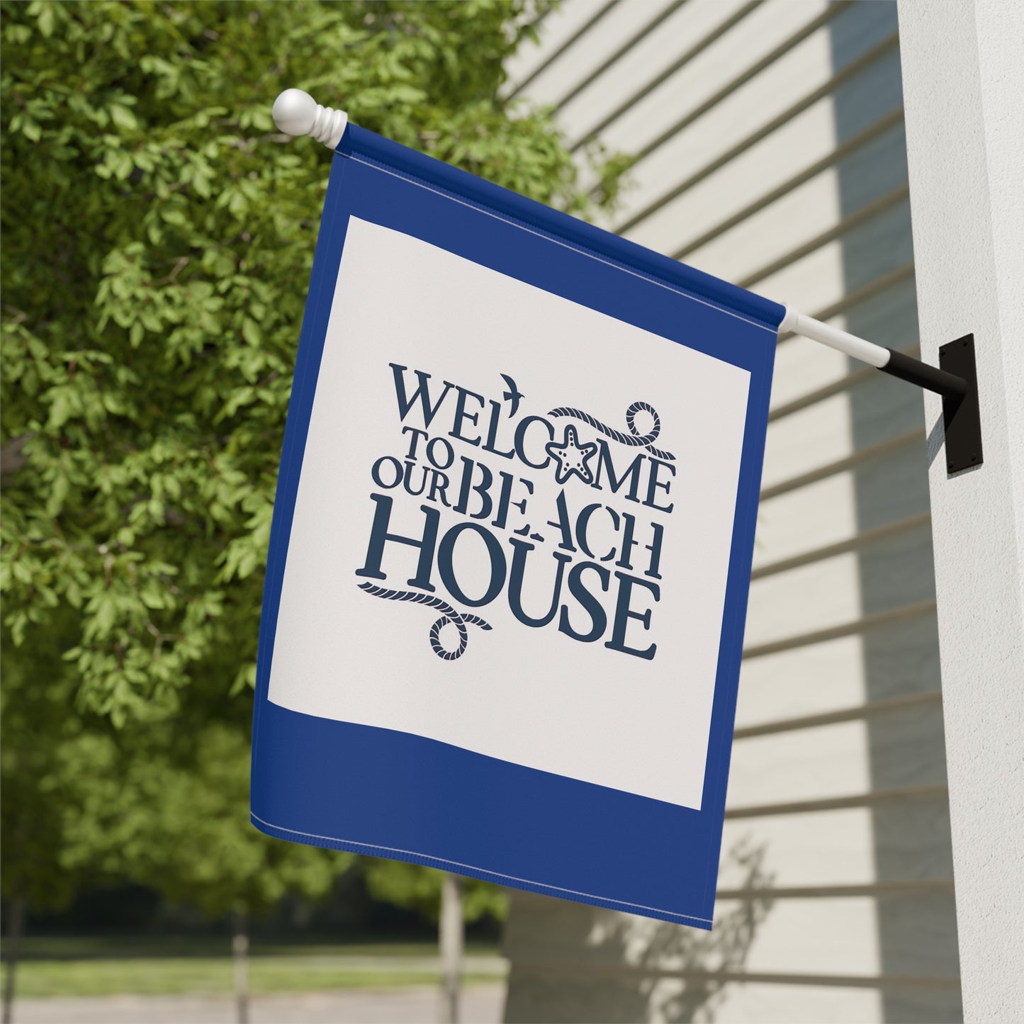 Welcome to the Beach House. Garden & House Banner