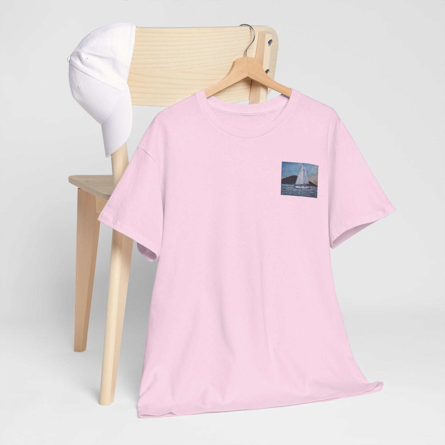 Smoothly Sailing - Amazing Unisex Heavy Cotton Short Sleeve Tee Shirts!