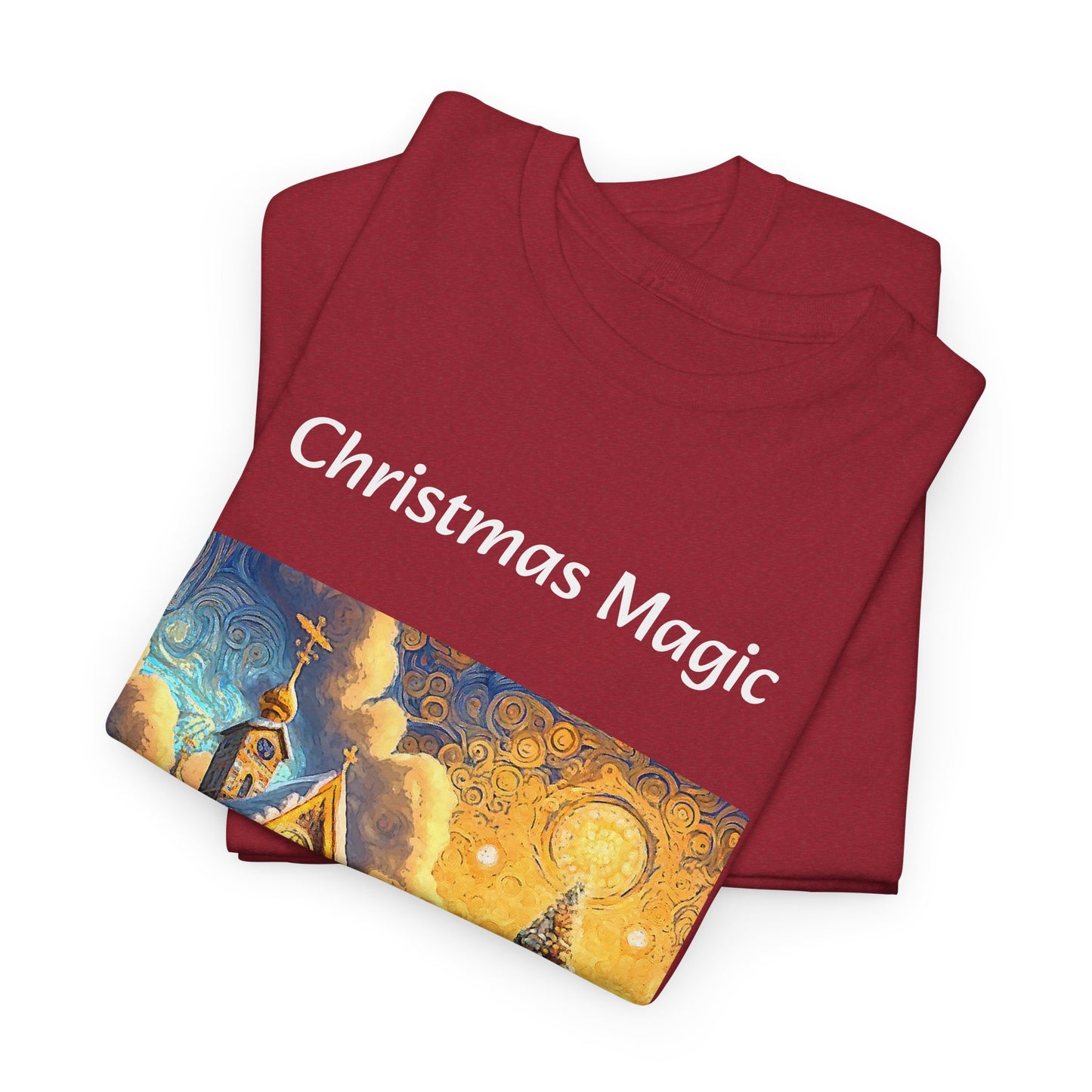 Magic Christmas Amazing Unisex Heavy Cotton Short Sleeve Tee Shirts!