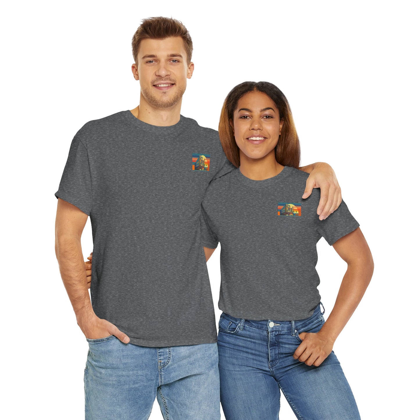 Art Deco Theatre - Amazing Unisex Heavy Cotton Short Sleeve Tee Shirts!