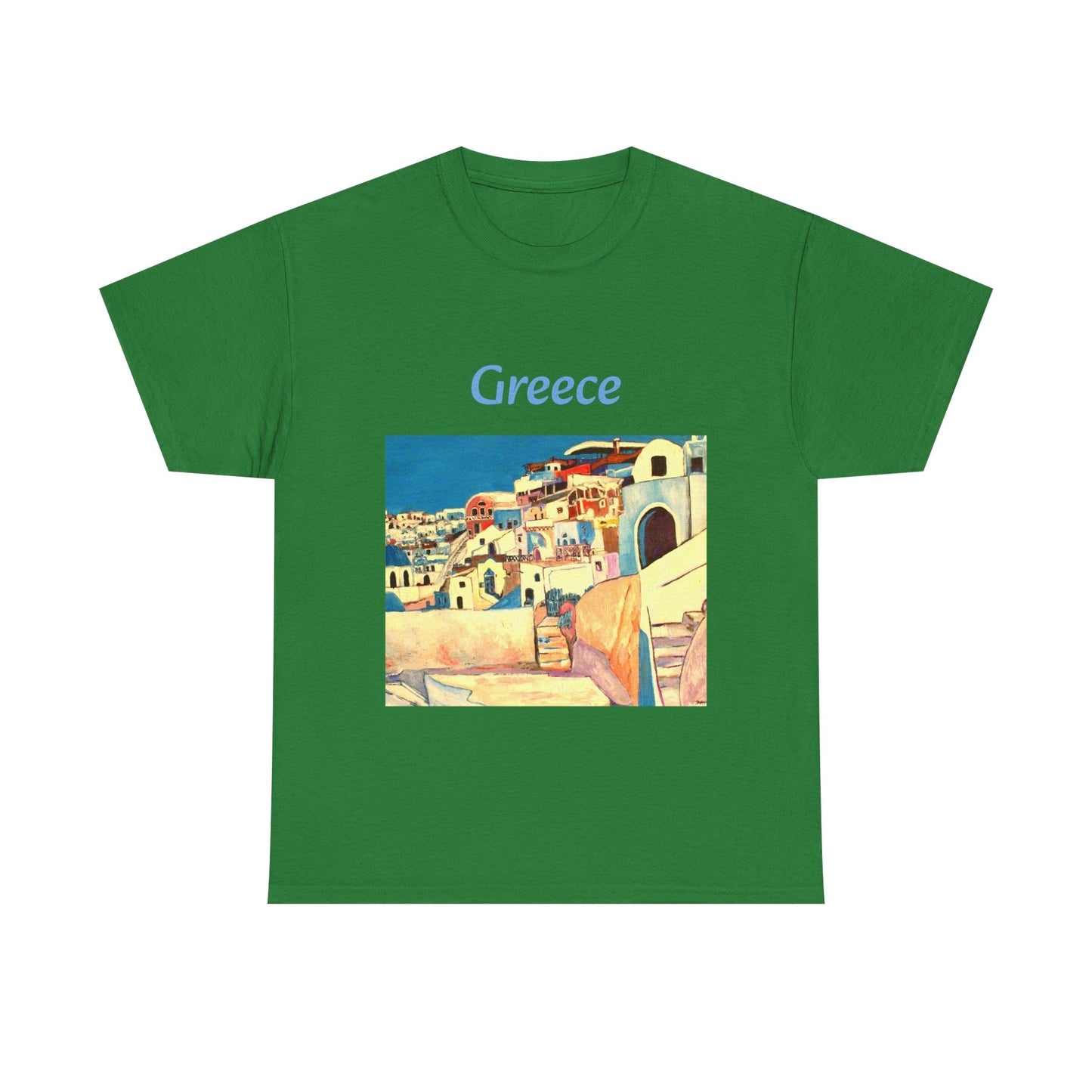 Greece - Amazing Unisex Heavy Cotton Short Sleeve Tee Shirts!