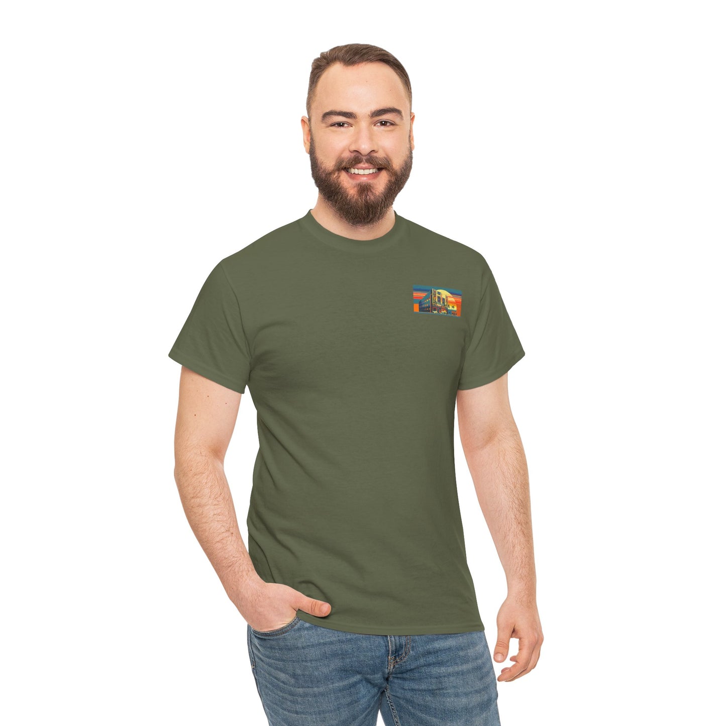 Art Deco Theatre - Amazing Unisex Heavy Cotton Short Sleeve Tee Shirts!