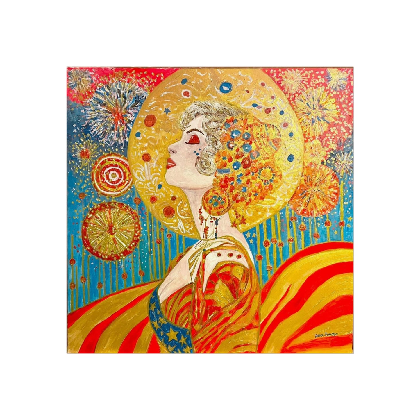 Celebrate American- Art- GicléeTechnique Fine Art Posters- No Frame