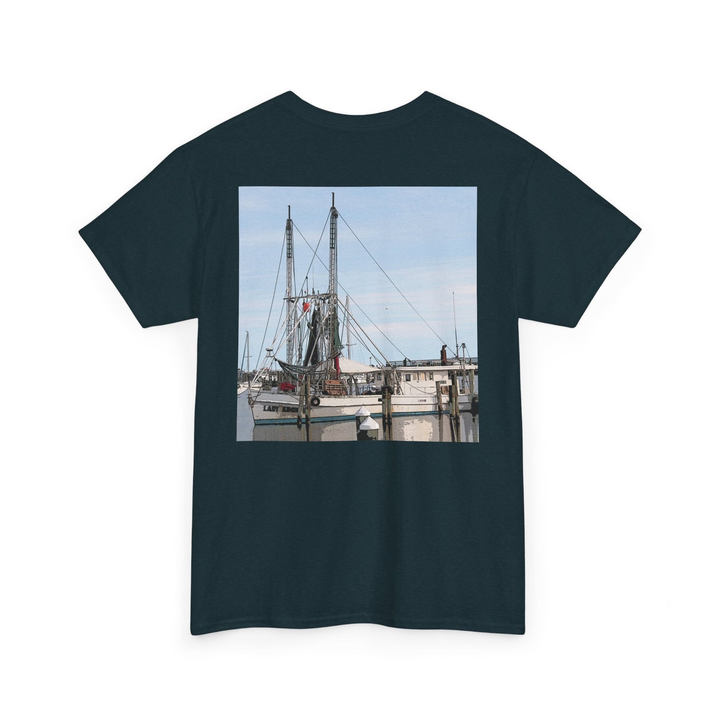 Shrimp Boat- Amazing Unisex Heavy Cotton Short Sleeve Tee Shirts!
