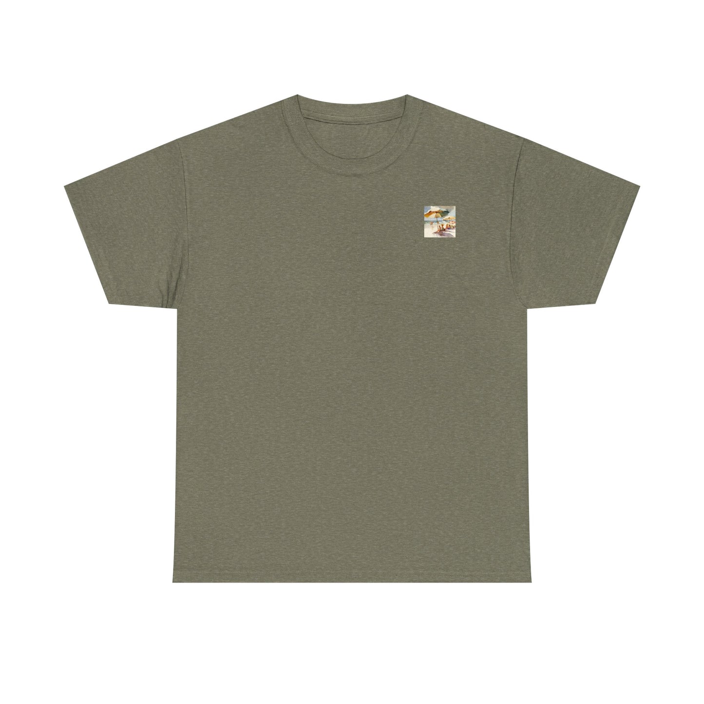 At the Beach Amazing Unisex Heavy Cotton Short Sleeve Tee Shirts!