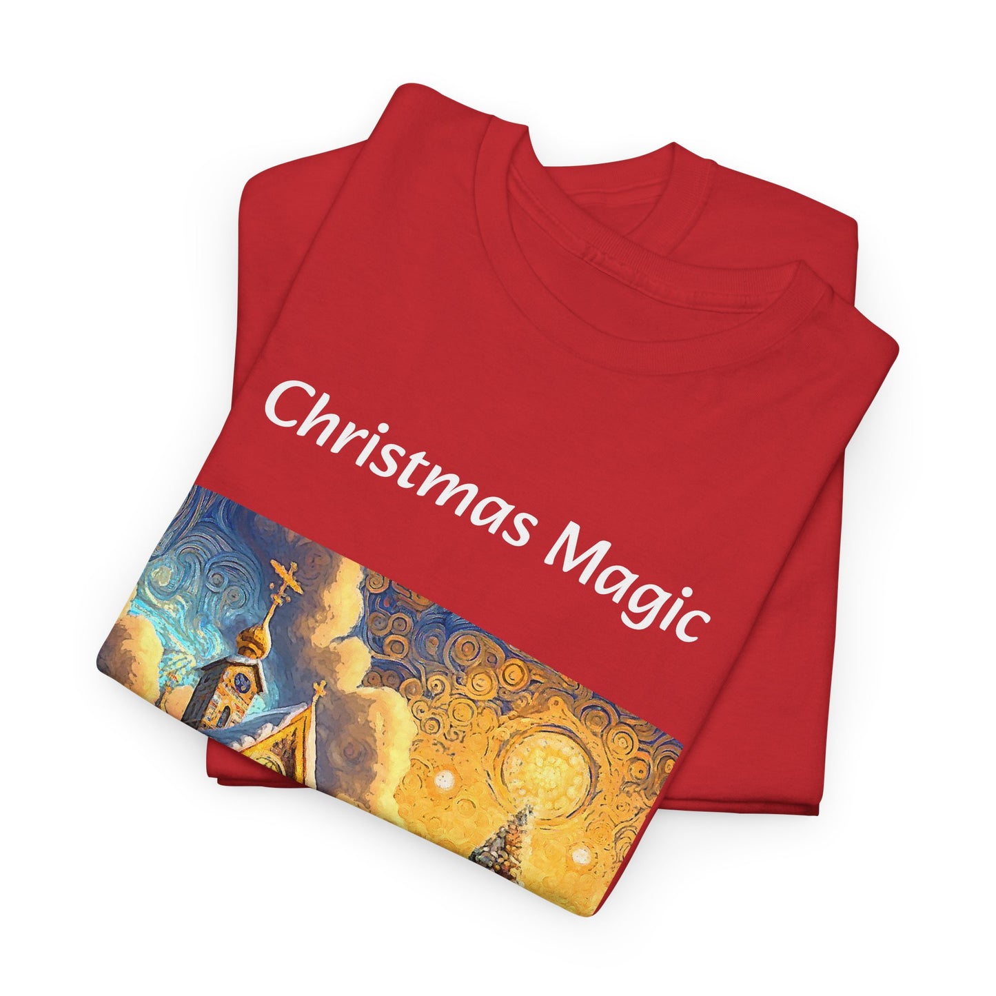 Magic Christmas Amazing Unisex Heavy Cotton Short Sleeve Tee Shirts!