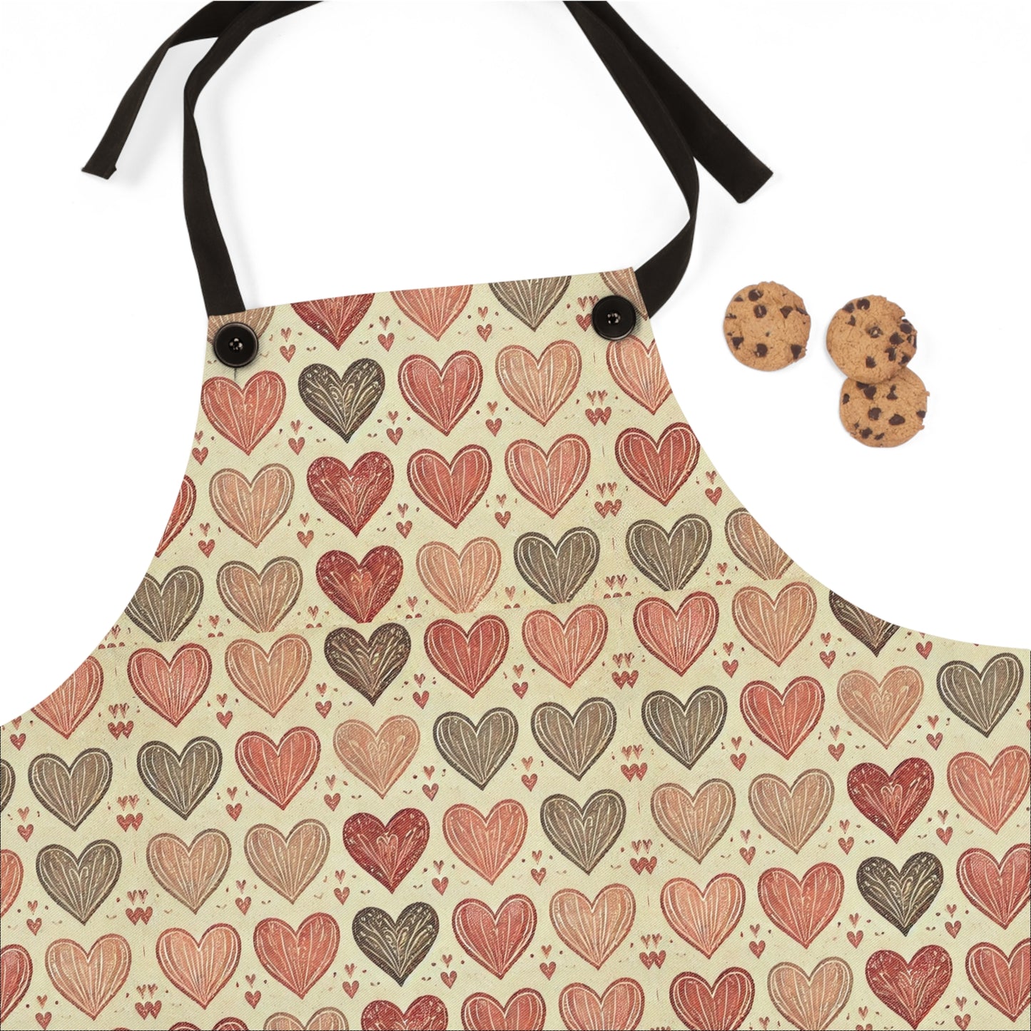 Boho Valentine Heart Apron
