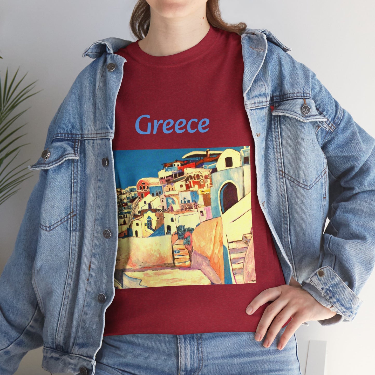 Greece - Amazing Unisex Heavy Cotton Short Sleeve Tee Shirts!
