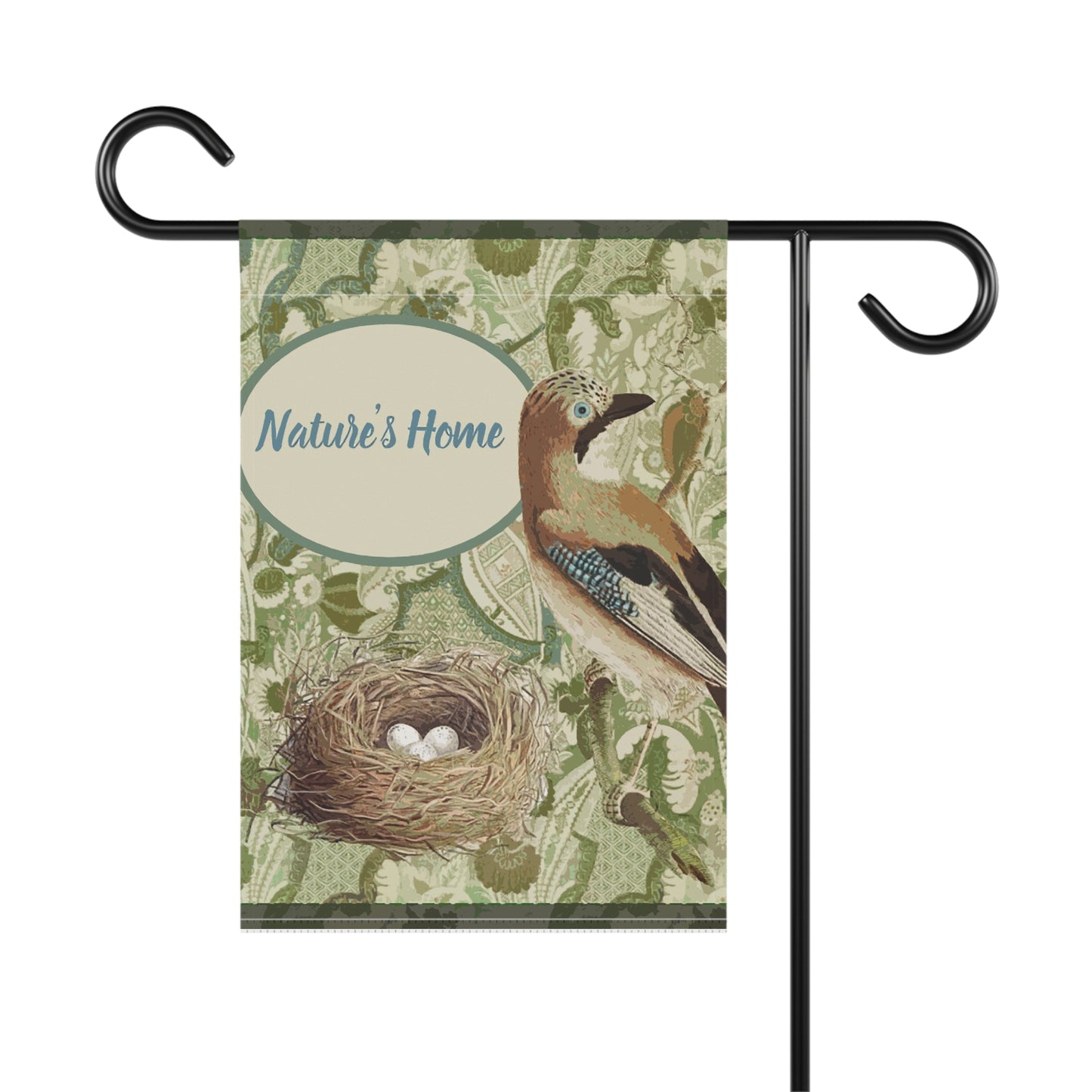 Nature's Home. Garden & House Banner