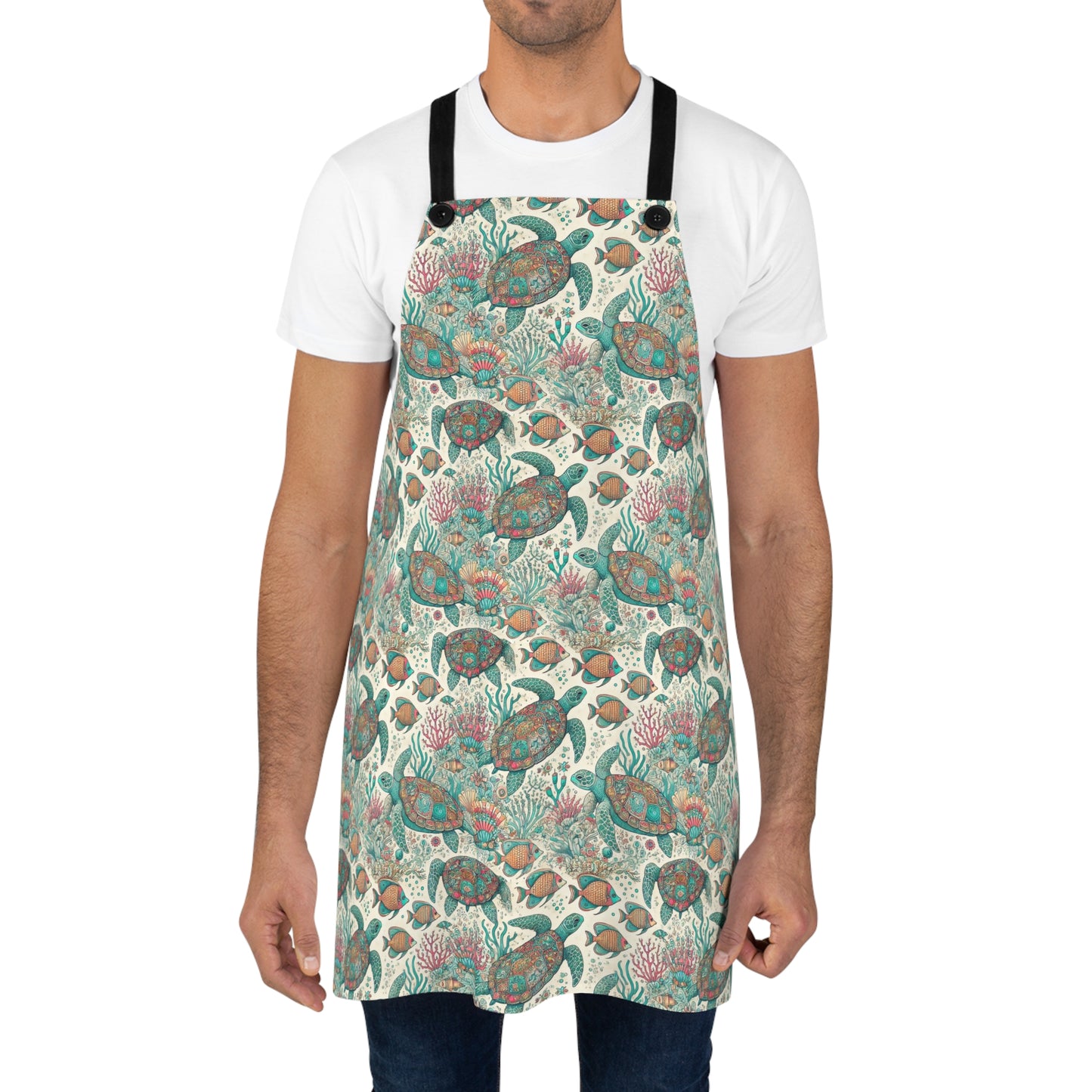 Turtles Swimming -Apron