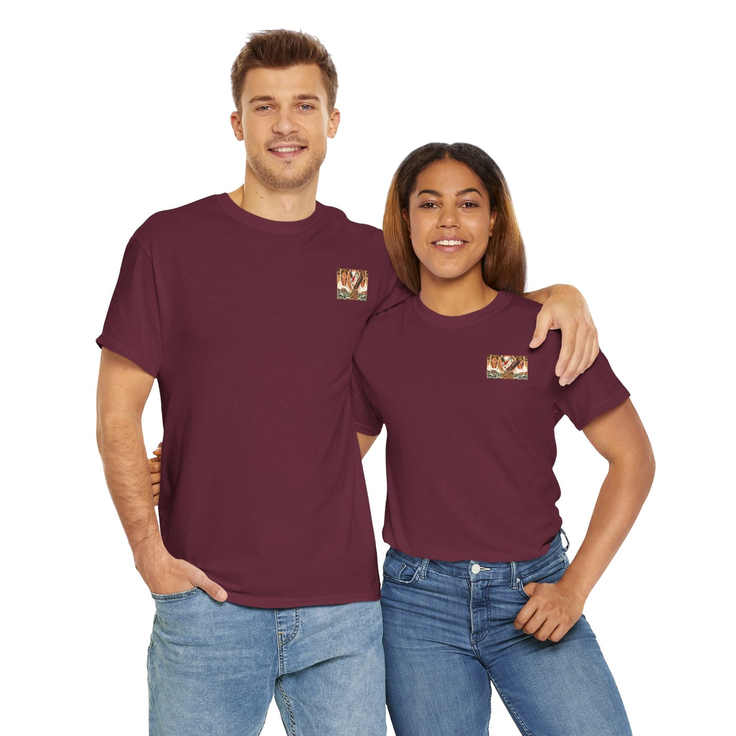 Magnificent Bird - Amazing Unisex Heavy Cotton Short Sleeve Tee Shirts!