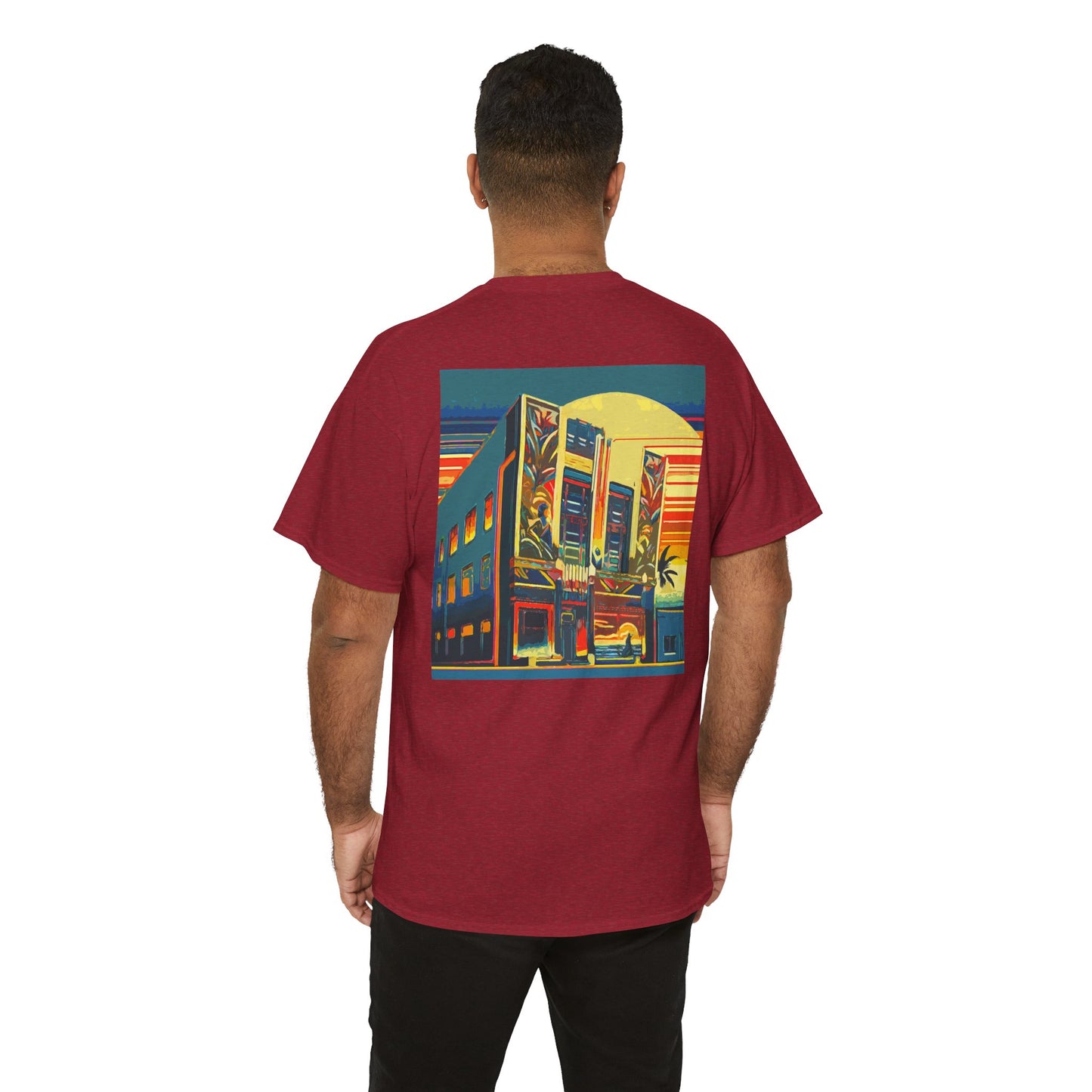 Art Deco Theatre - Amazing Unisex Heavy Cotton Short Sleeve Tee Shirts!