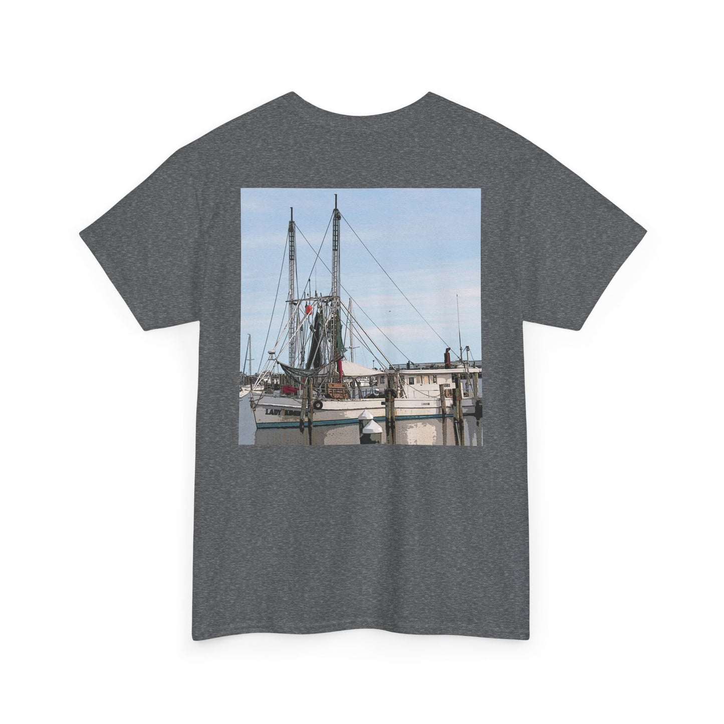 Shrimp Boat- Amazing Unisex Heavy Cotton Short Sleeve Tee Shirts!