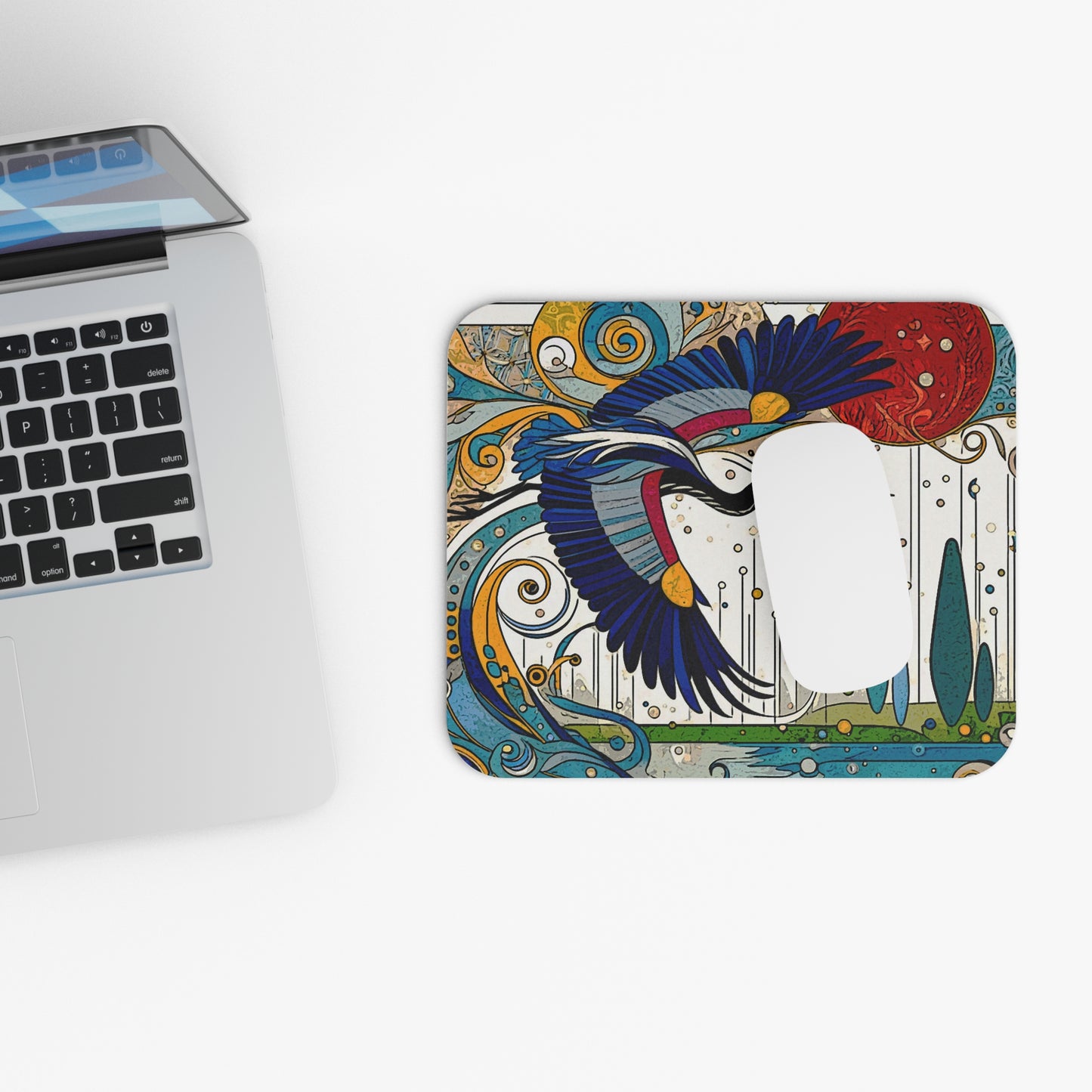 Blue Heron Mousepad