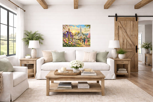 Easter Morning At the Country Church| Prints, Canvas, Wood, or Metal Art