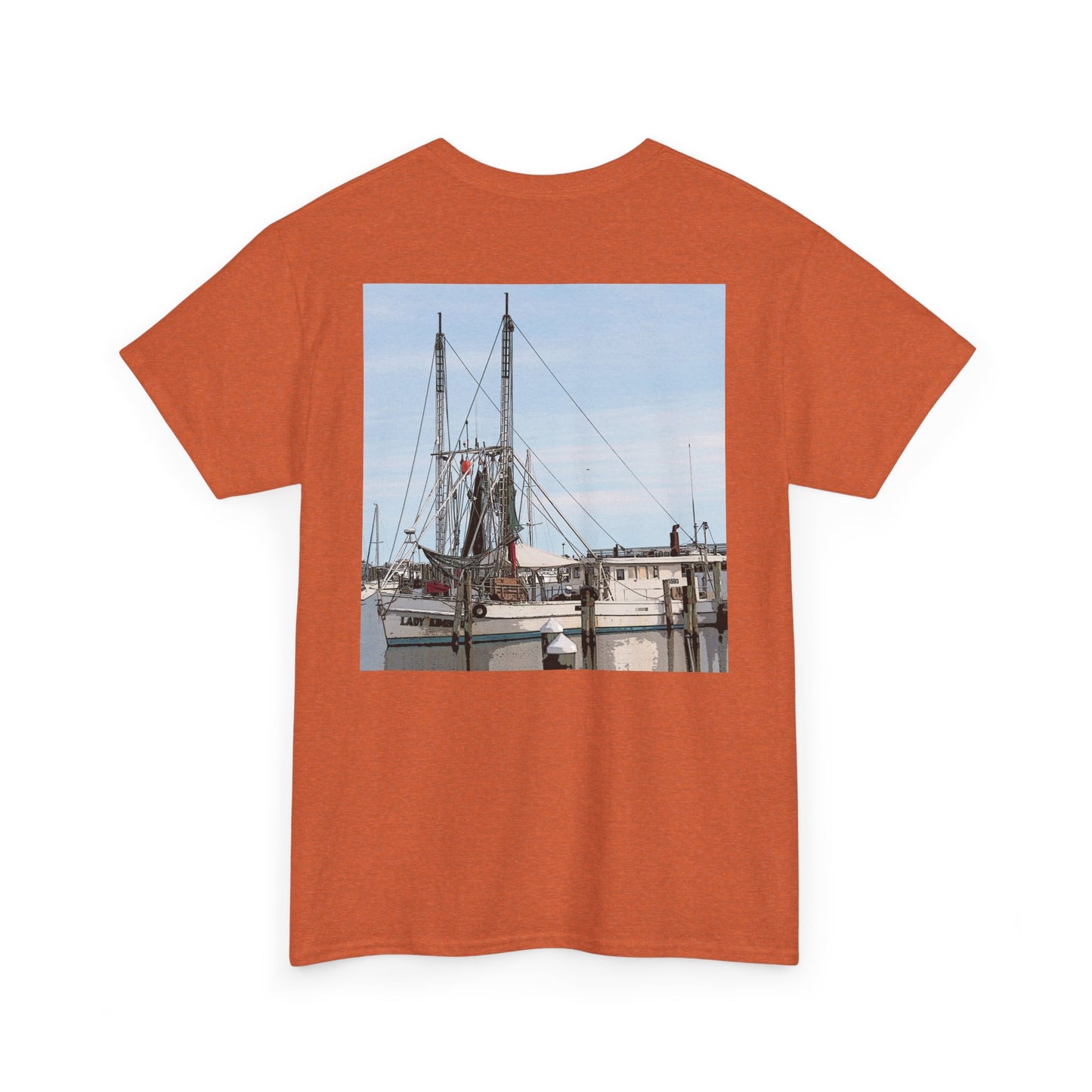Shrimp Boat- Amazing Unisex Heavy Cotton Short Sleeve Tee Shirts!