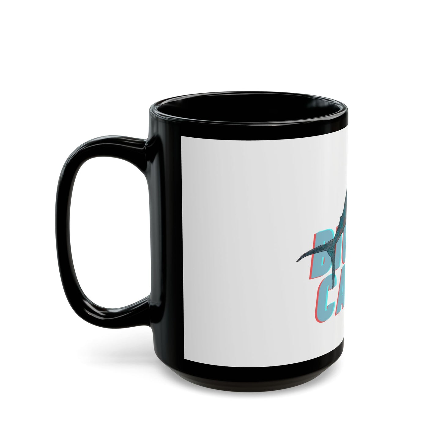 Big Catch - 11 oz or 15 oz Ceramic Black Mugs
