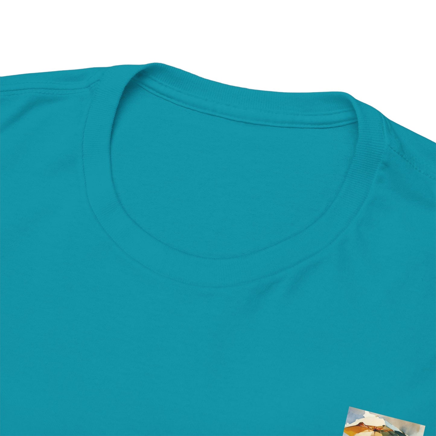 At the Beach Amazing Unisex Heavy Cotton Short Sleeve Tee Shirts!