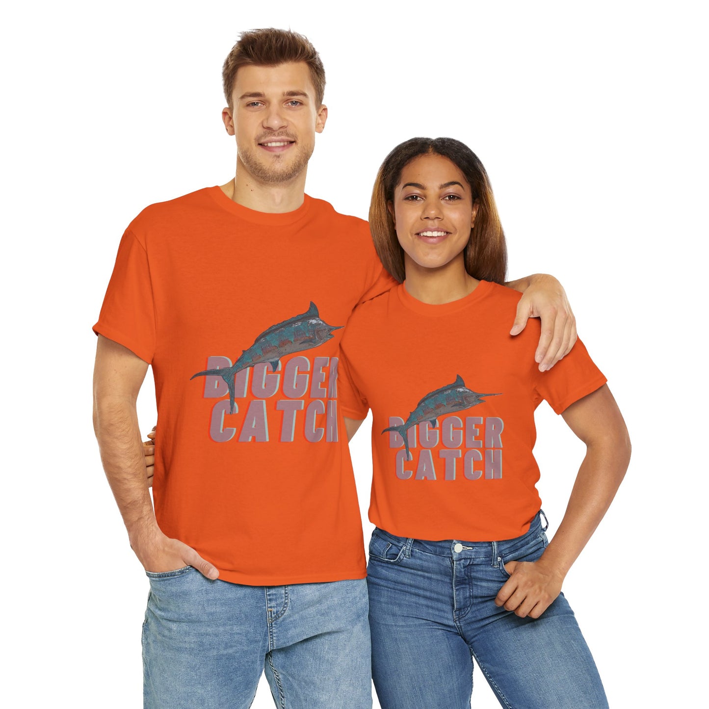 Big Catch - Amazing Unisex Heavy Cotton Short Sleeve Tee Shirts!