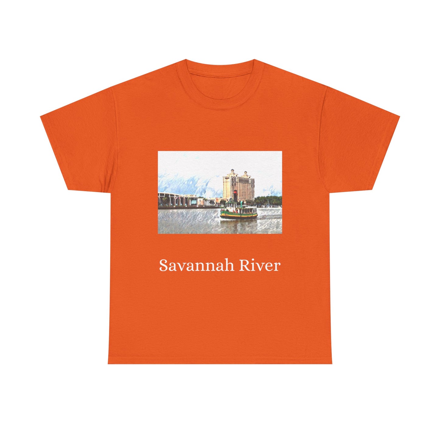 Savannah River- Amazing Unisex Heavy Cotton Short Sleeve Tee Shirts!