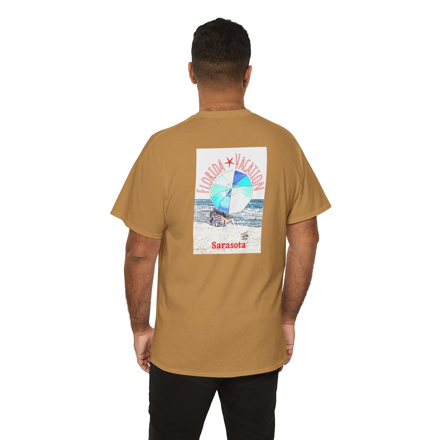 Florida Vacation Sarasota - Amazing Unisex Heavy Cotton Short Sleeve Tee Shirts!