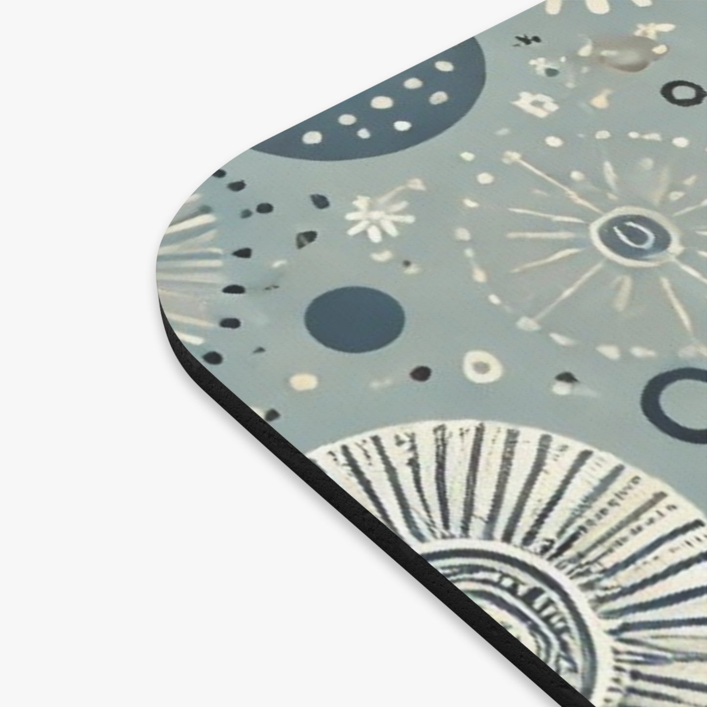 Sun, Moon, and Flowers Mousepad