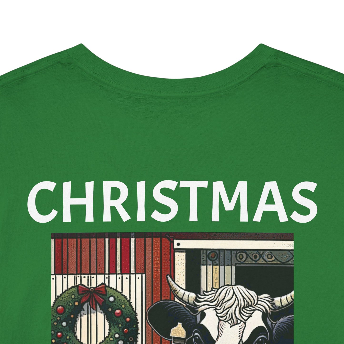 Christmas Mooves Me -Amazing Unisex Heavy Cotton Short Sleeve Tee Shirts!