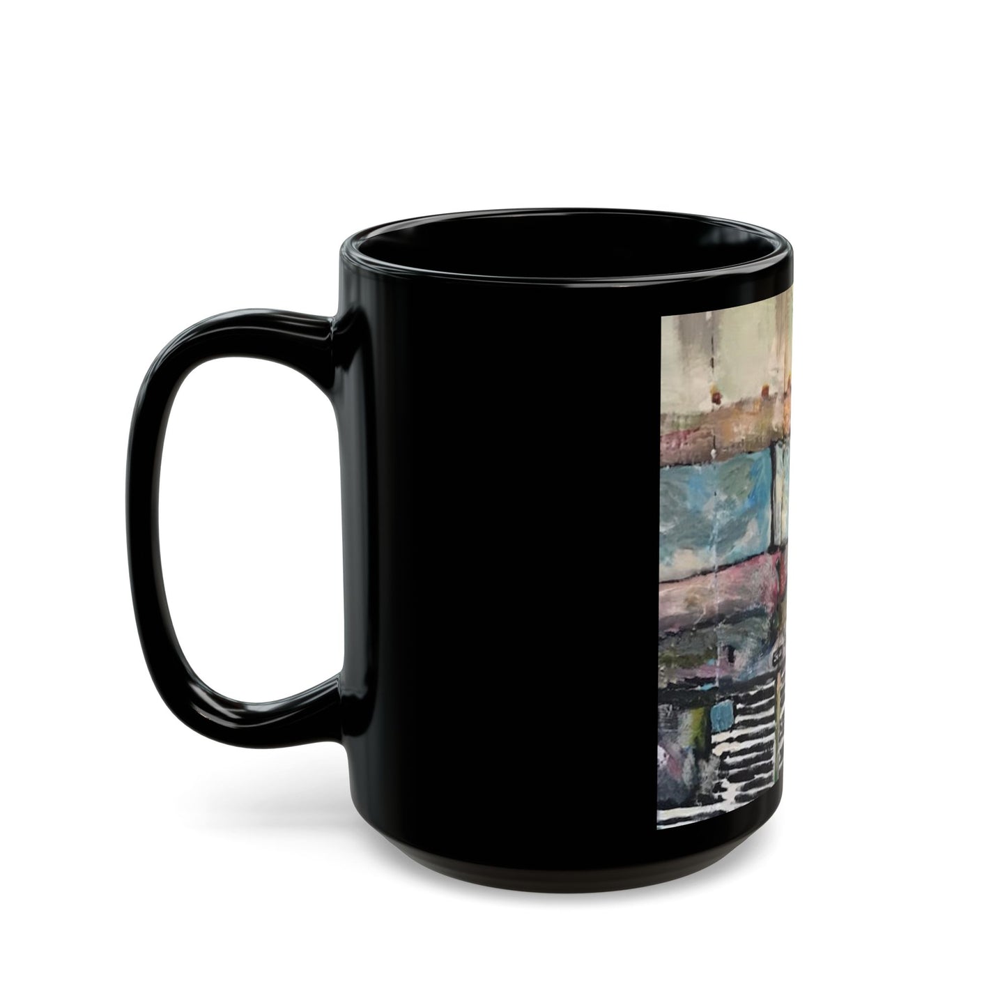 The Texico Sign- 11 oz or 15 oz Ceramic Black Mugs