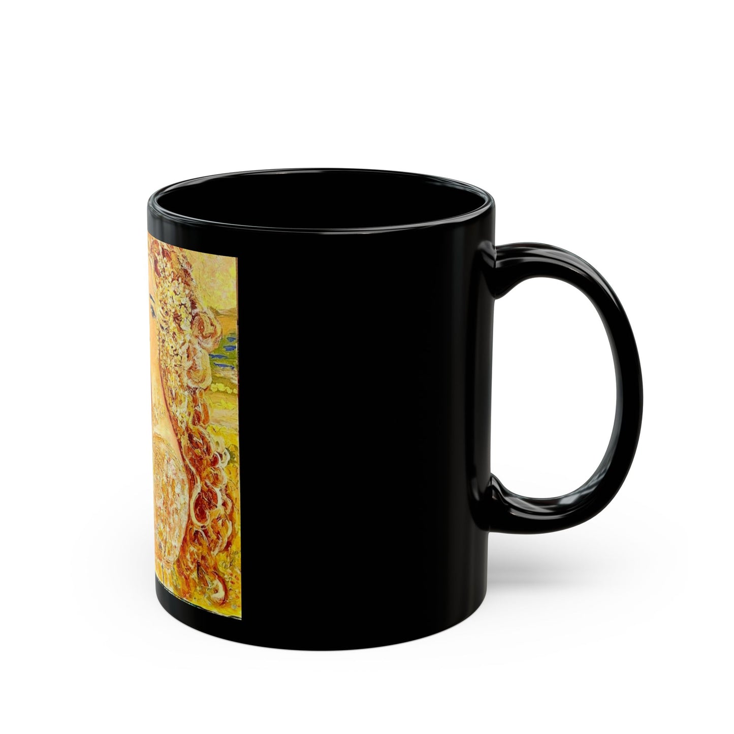 Queen of Summer - 11 oz or 15 oz Ceramic Black Mugs
