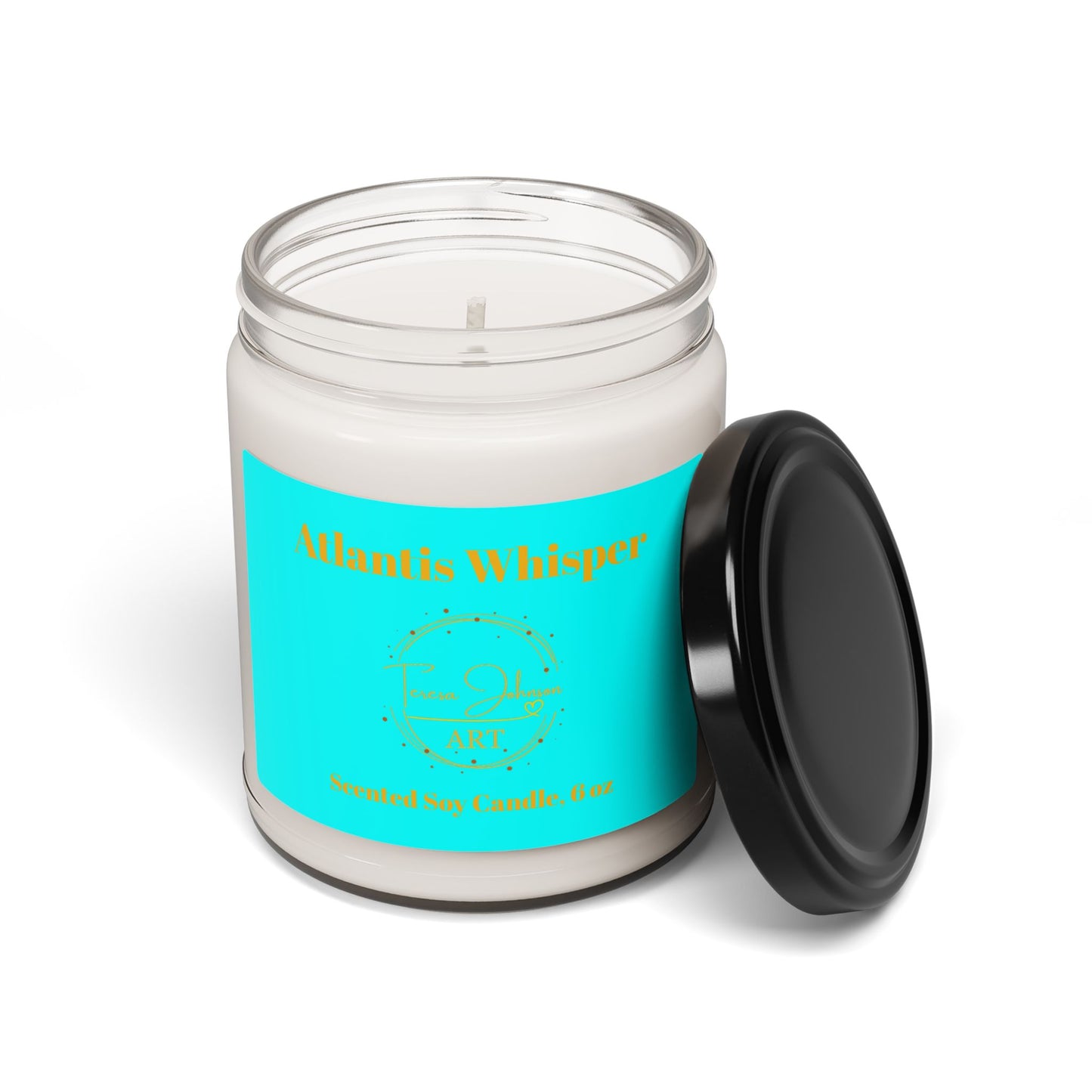 Atlantis Whisper- Scented Soy Candle, 9oz