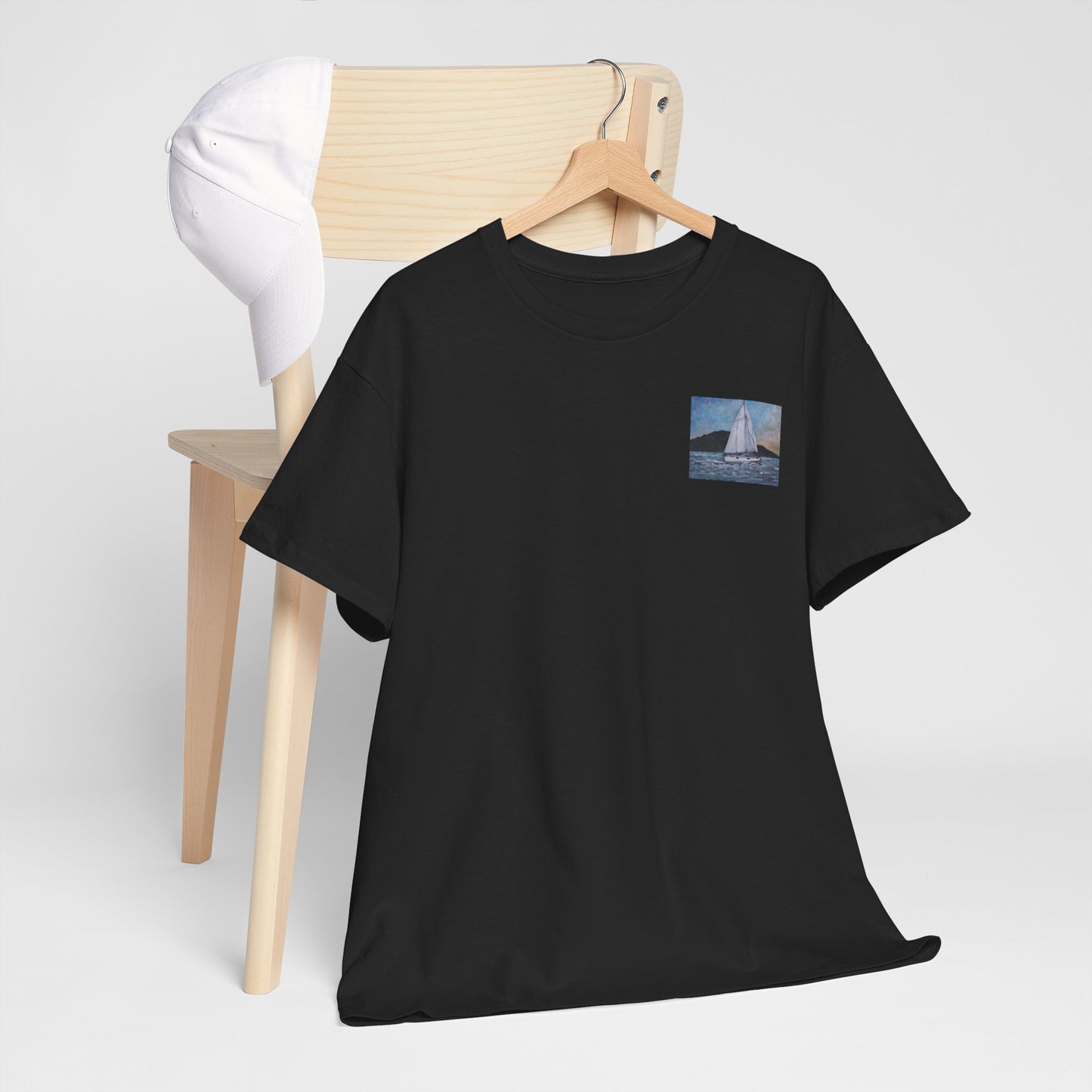 Smoothly Sailing - Amazing Unisex Heavy Cotton Short Sleeve Tee Shirts!