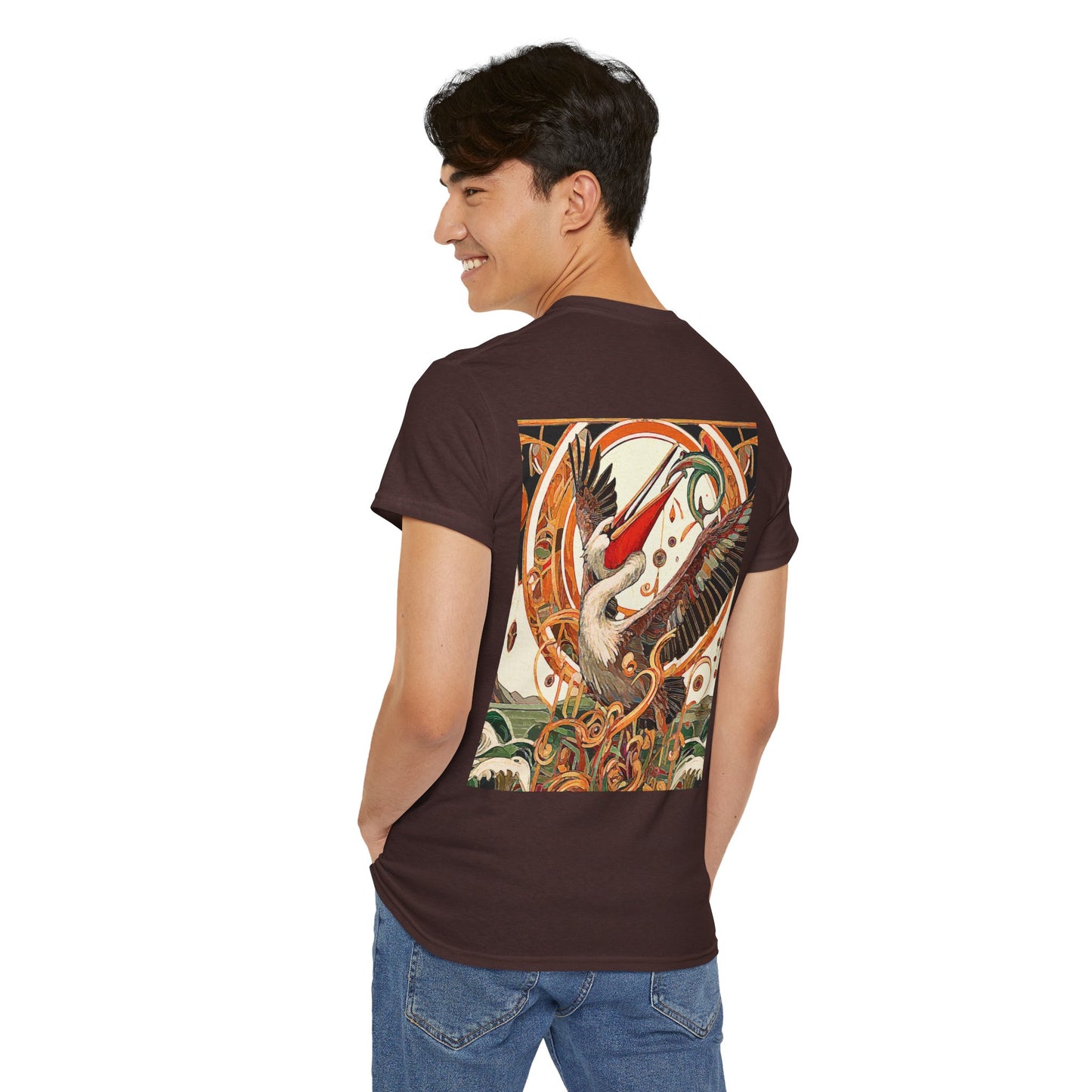 Magnificent Bird - Amazing Unisex Heavy Cotton Short Sleeve Tee Shirts!