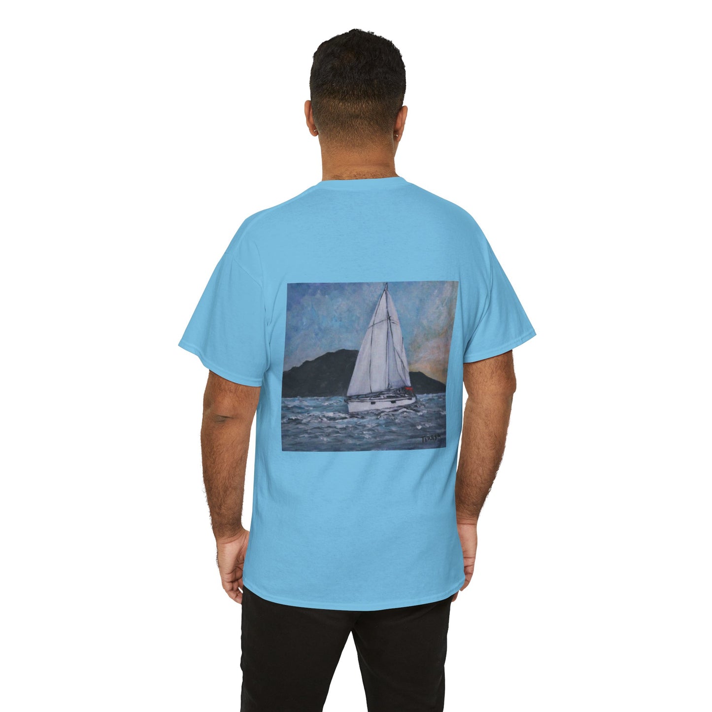 Smoothly Sailing - Amazing Unisex Heavy Cotton Short Sleeve Tee Shirts!