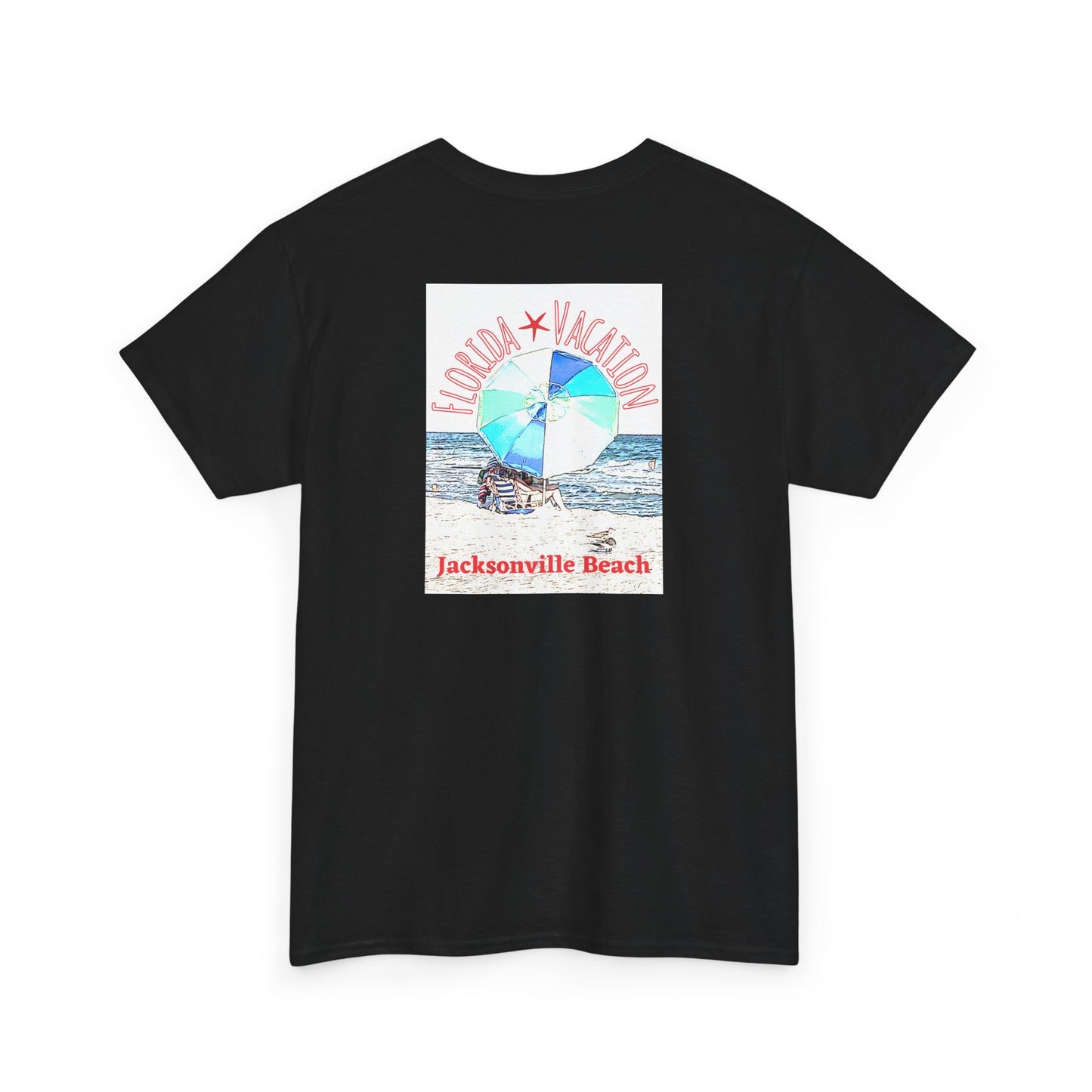 Florida Vacation Jacksonville - Amazing Unisex Heavy Cotton Short Sleeve Tee Shirts!