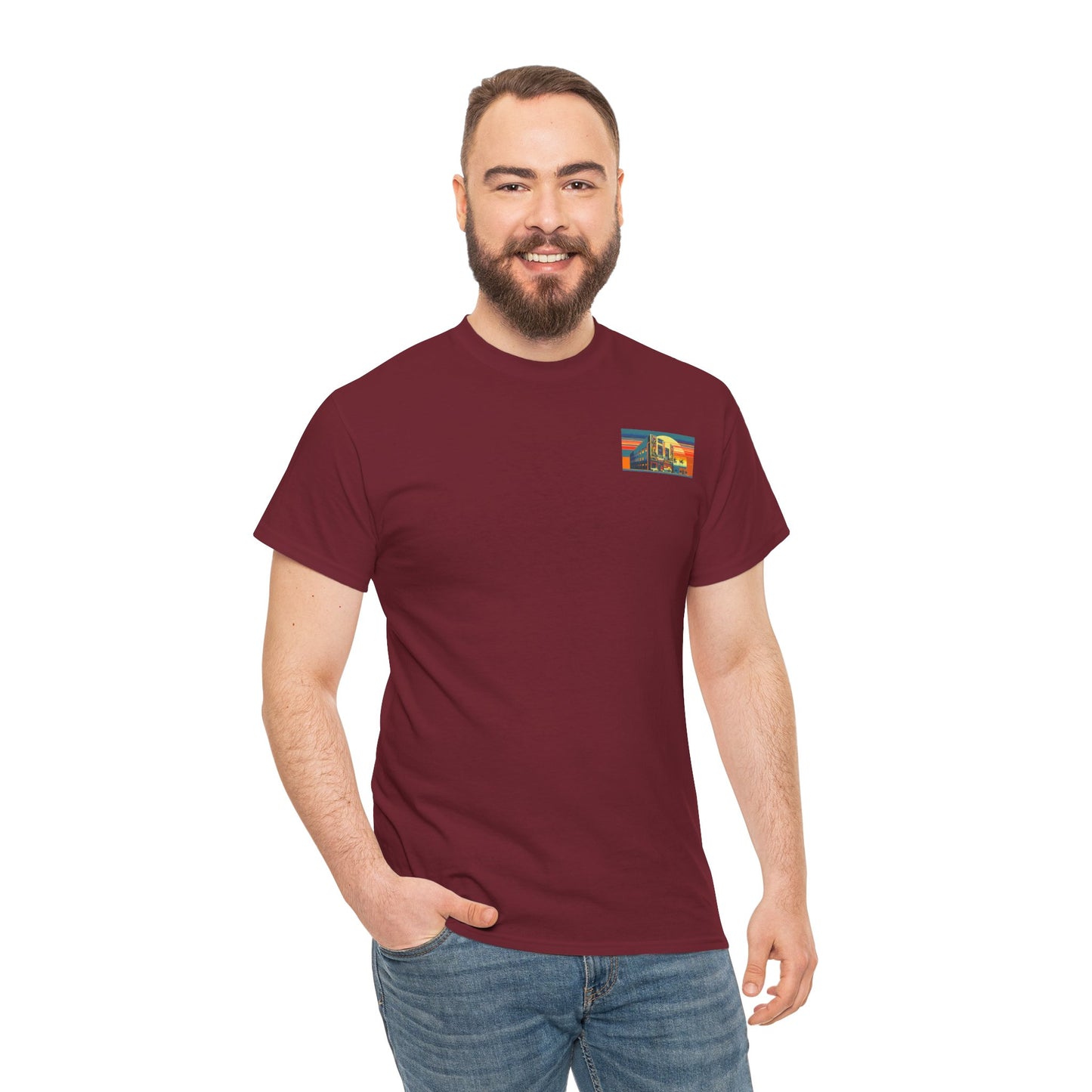 Art Deco Theatre - Amazing Unisex Heavy Cotton Short Sleeve Tee Shirts!