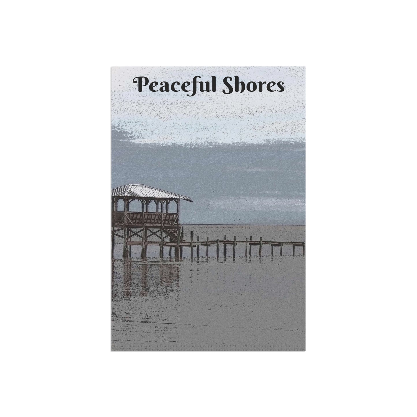 Peaceful Shores. Garden & House Banner