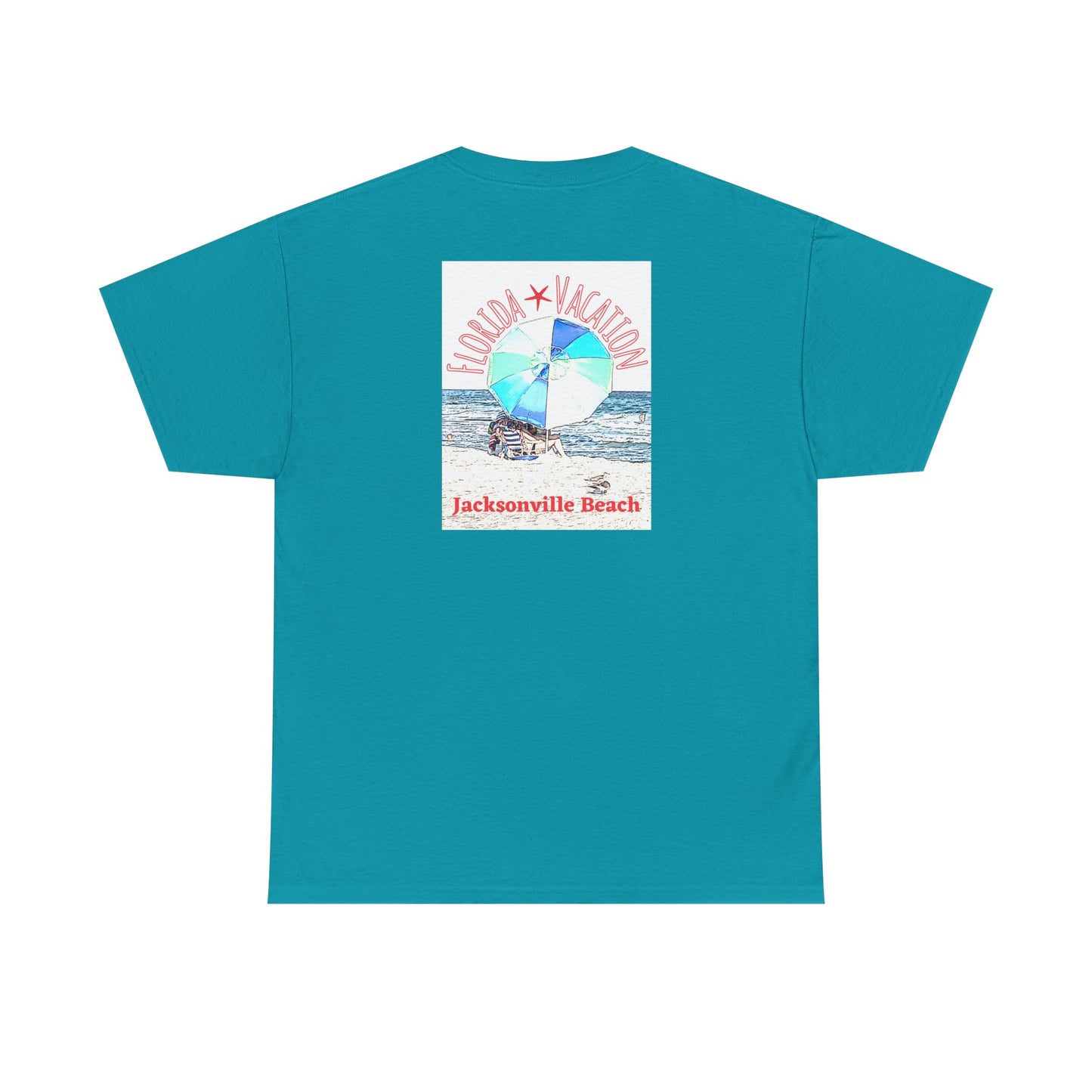 Florida Vacation Jacksonville - Amazing Unisex Heavy Cotton Short Sleeve Tee Shirts!