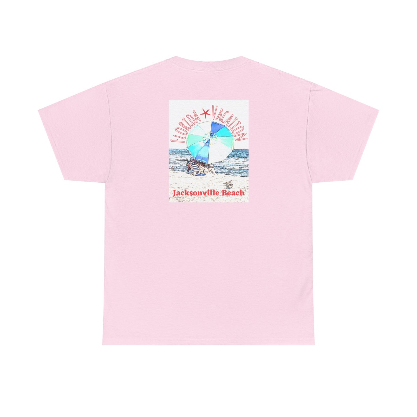 Florida Vacation Jacksonville - Amazing Unisex Heavy Cotton Short Sleeve Tee Shirts!
