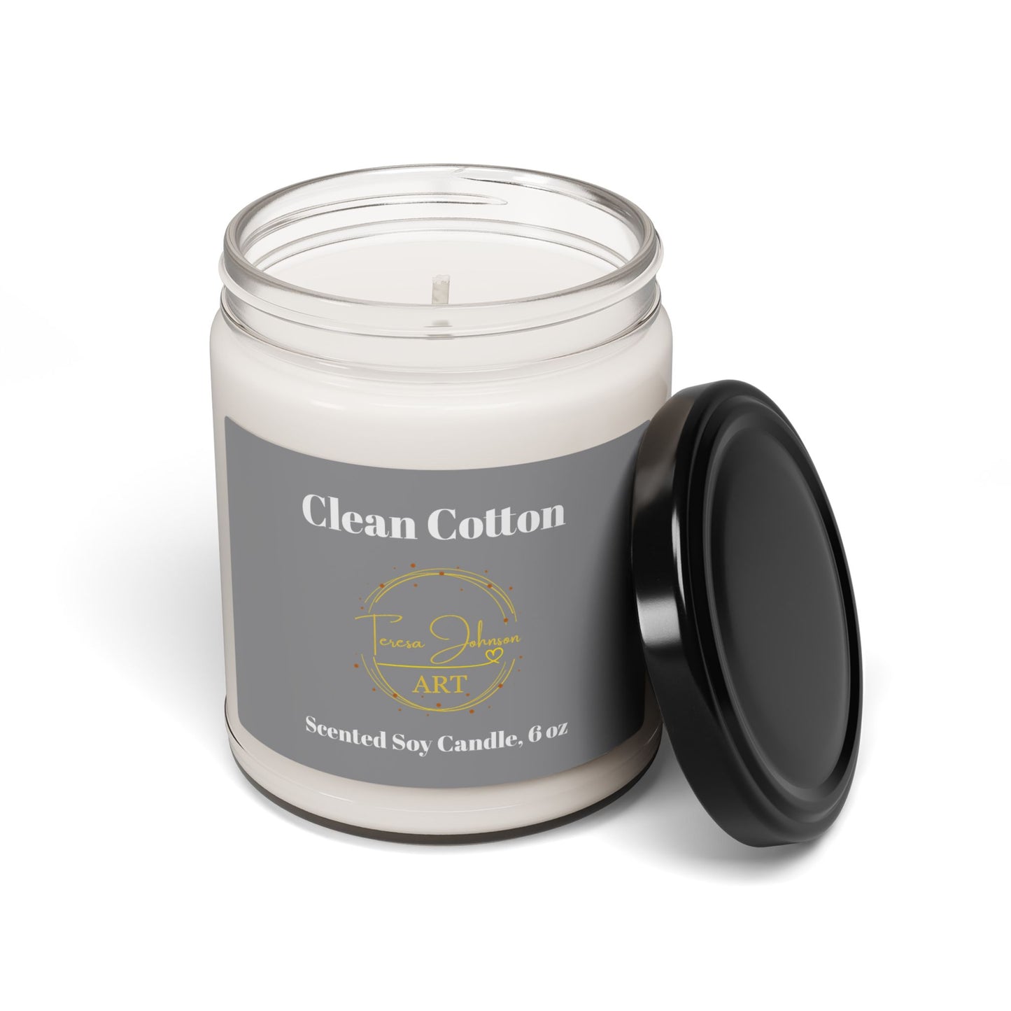 Clean Cotton - Scented Soy Candle, 9oz