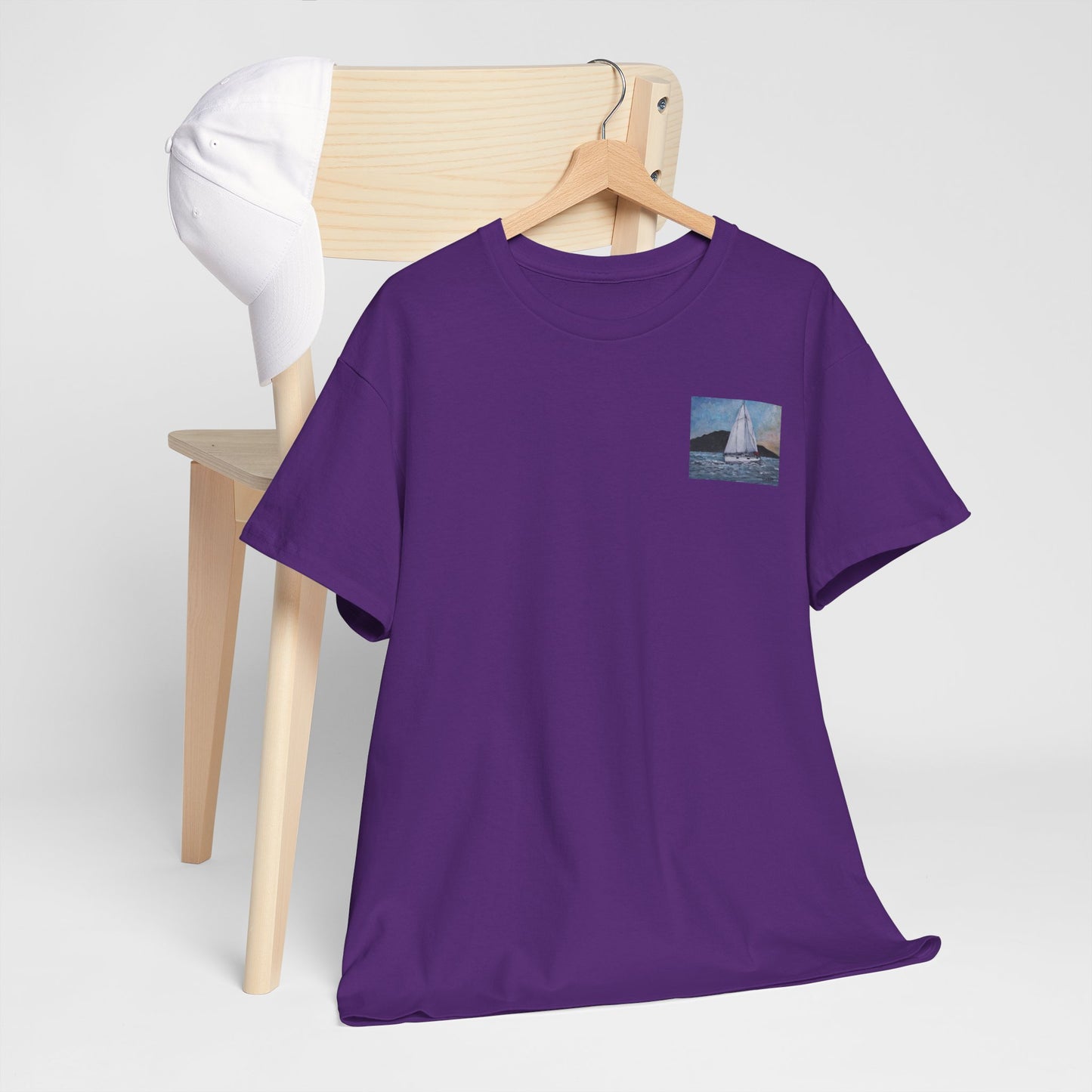 Smoothly Sailing - Amazing Unisex Heavy Cotton Short Sleeve Tee Shirts!