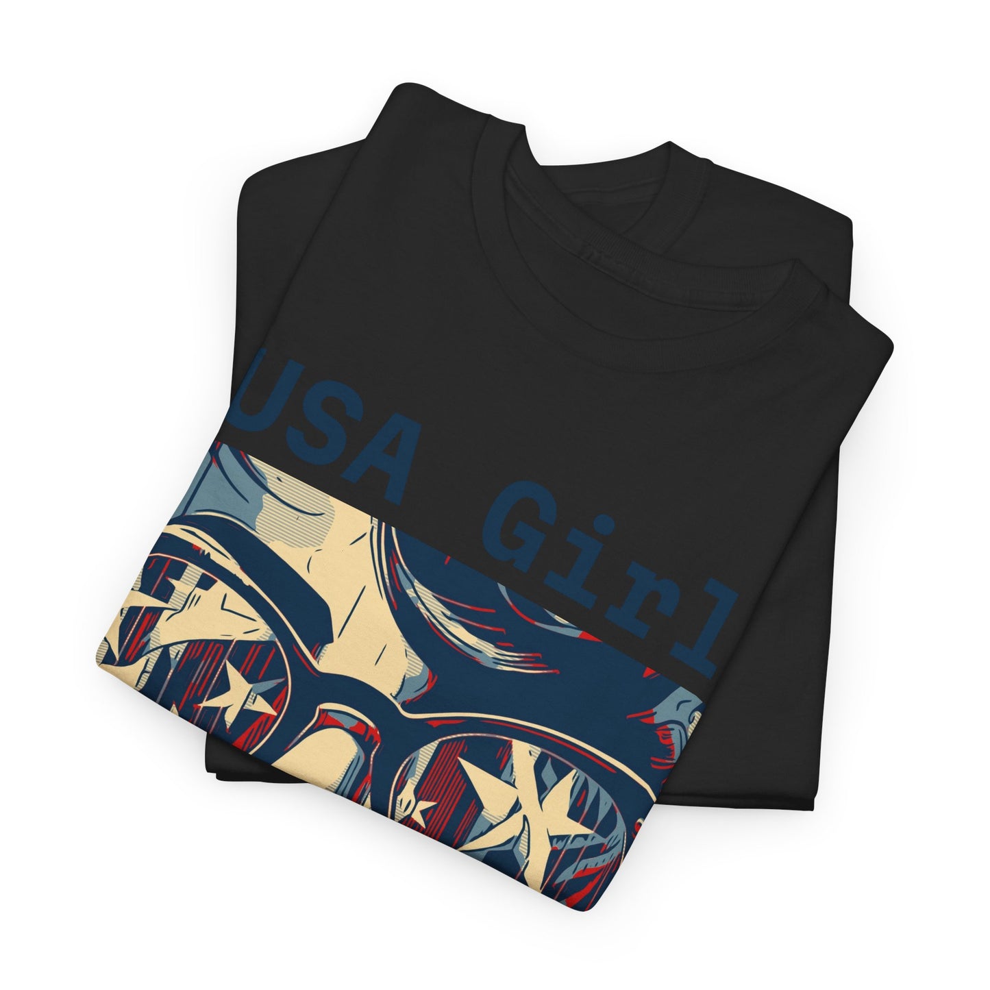 "USA Girl" Amazing Unisex Heavy Cotton Short Sleeve Tee Shirts!