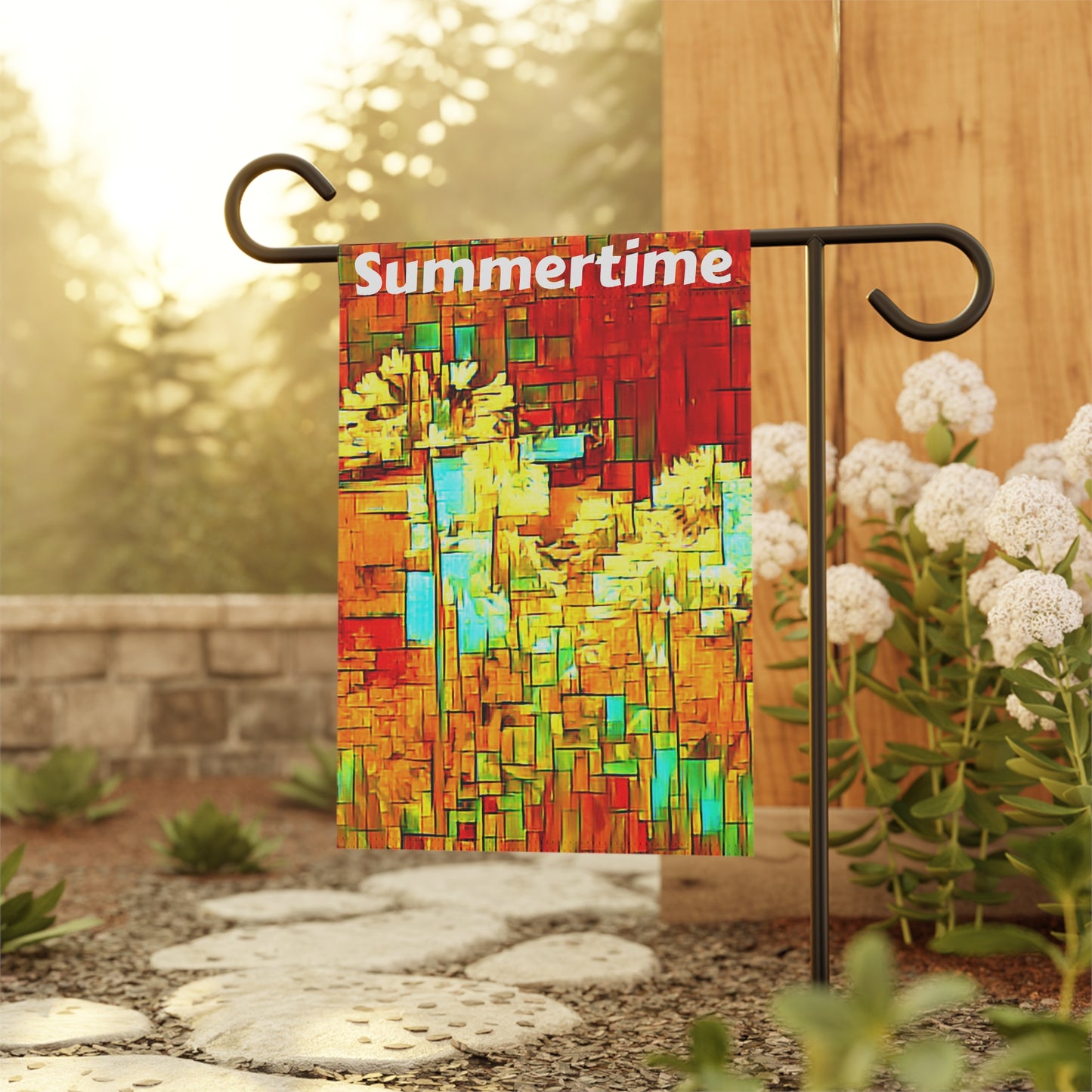 Summertime. Garden & House Banner