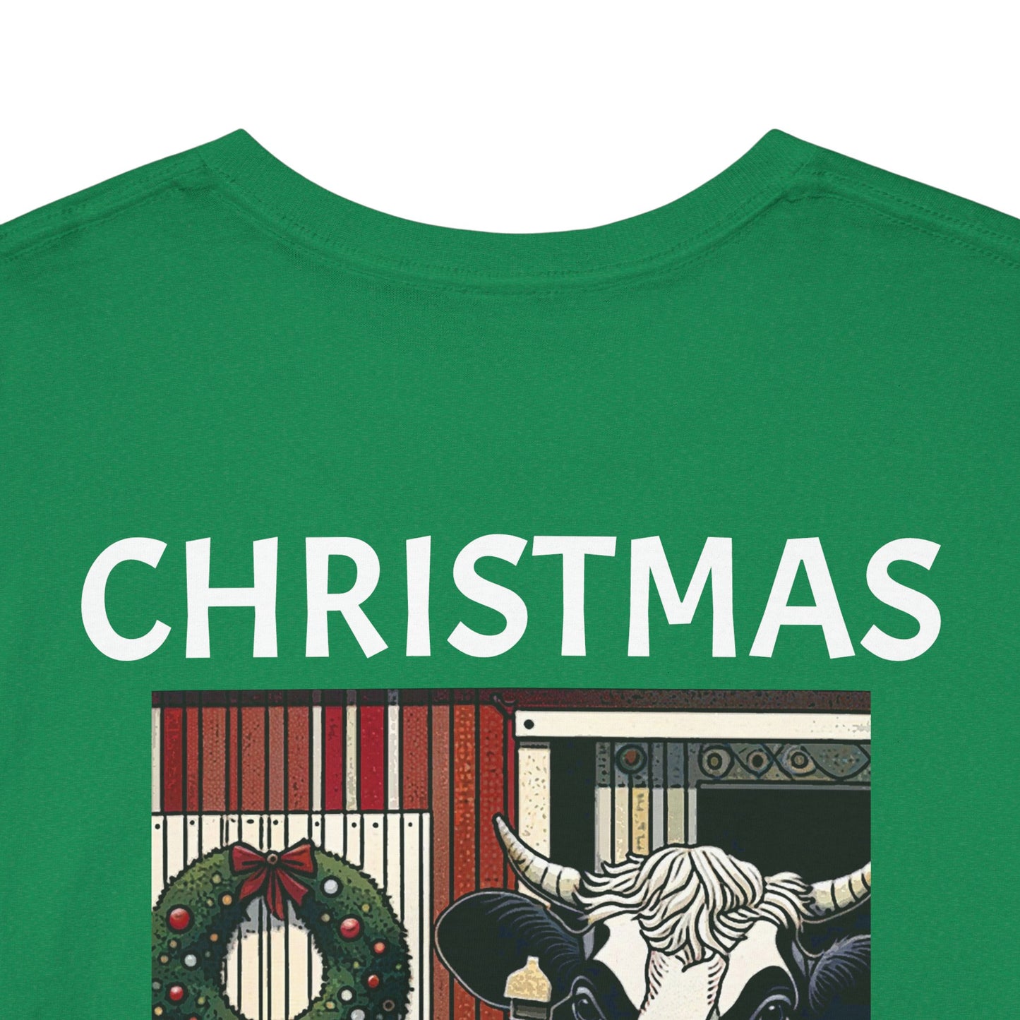 Christmas Mooves Me -Amazing Unisex Heavy Cotton Short Sleeve Tee Shirts!