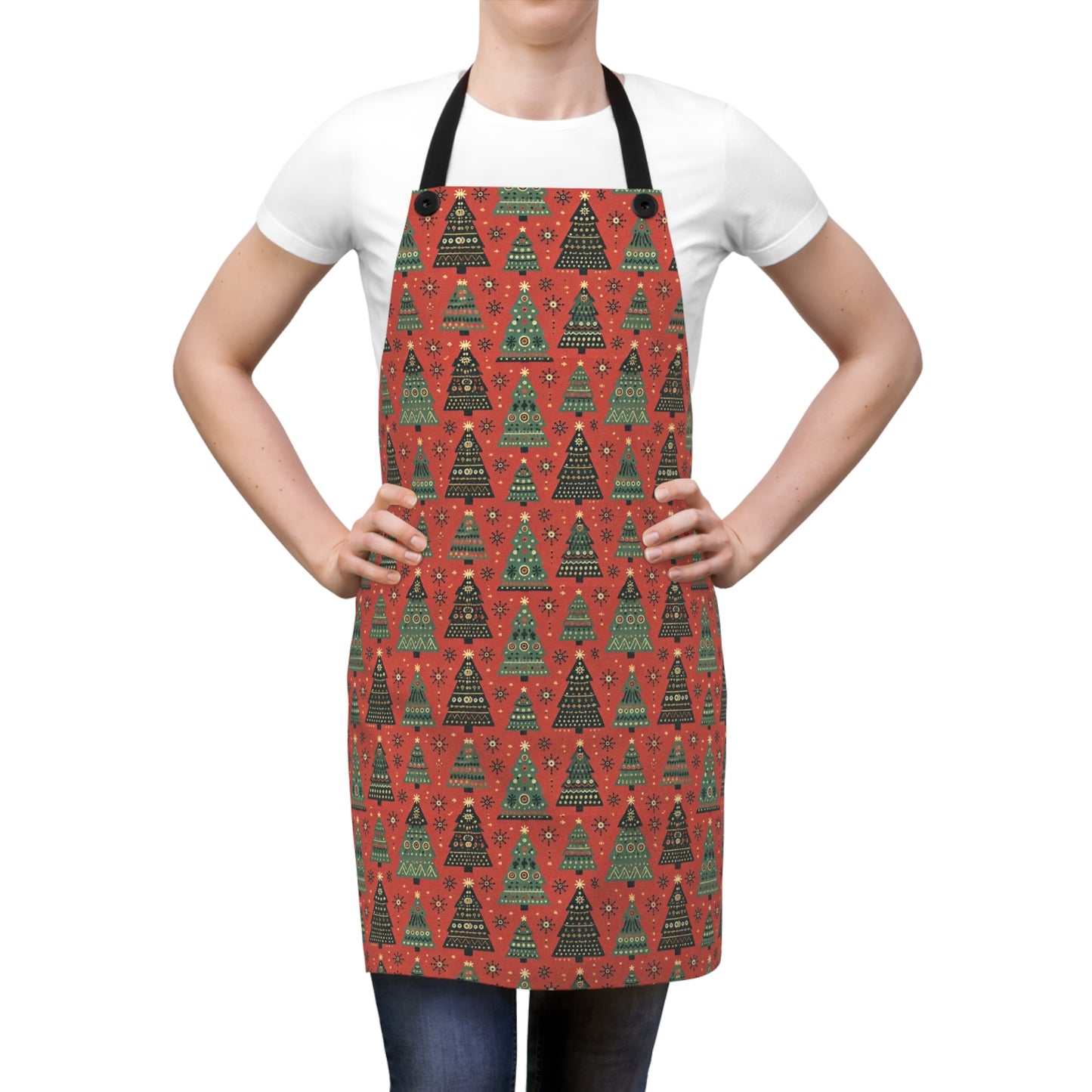 Modern Christmas Tree- Apron
