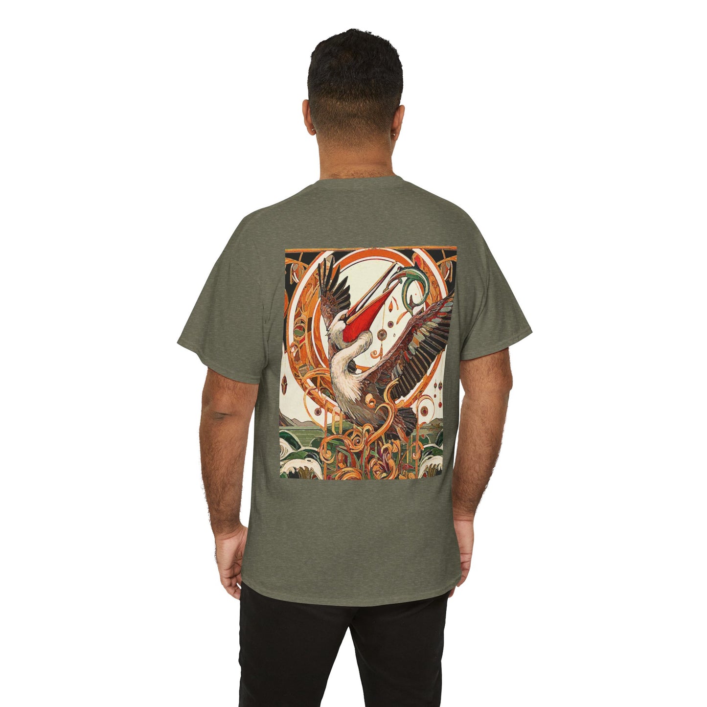 Magnificent Bird - Amazing Unisex Heavy Cotton Short Sleeve Tee Shirts!