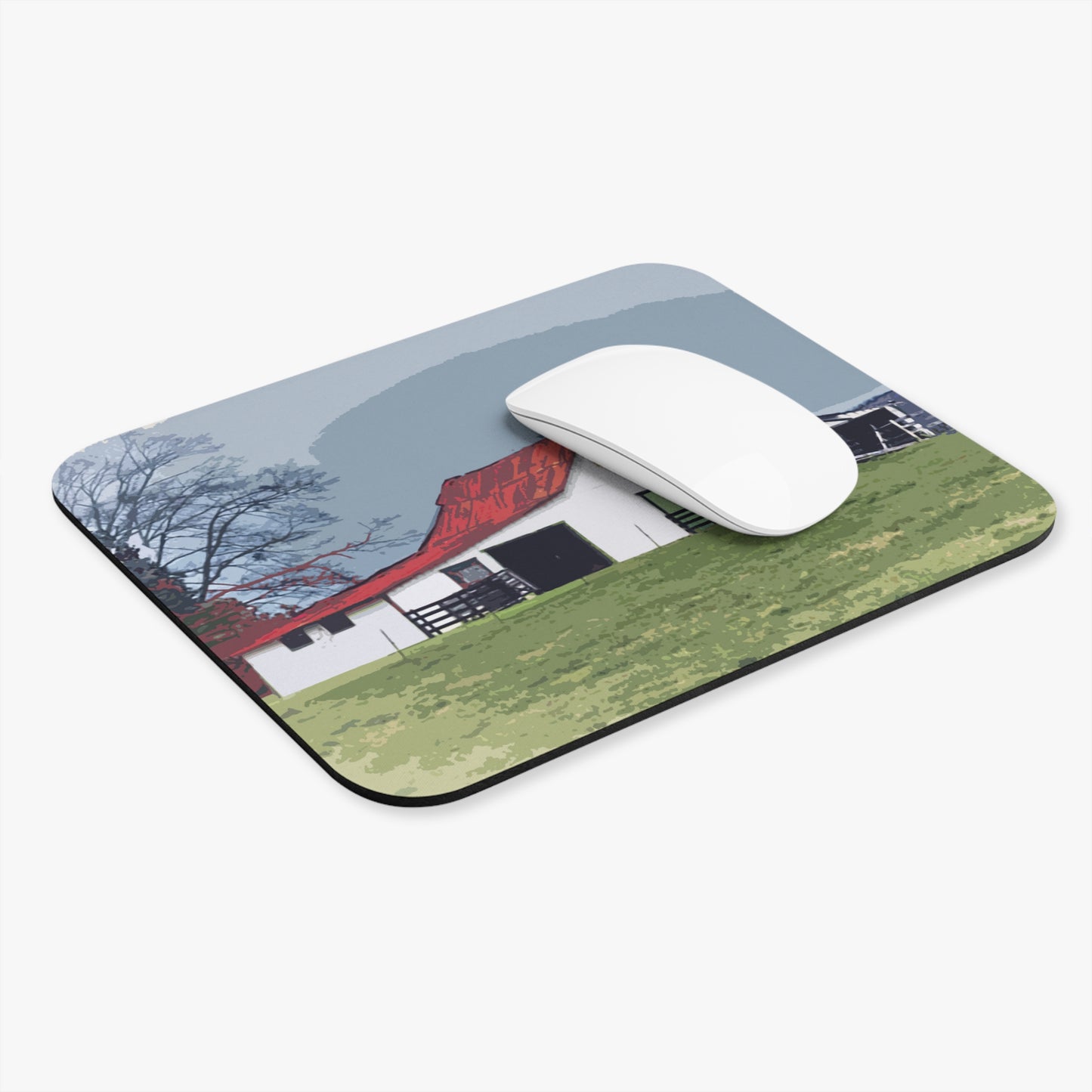 Red Roof Mountain Mousepad