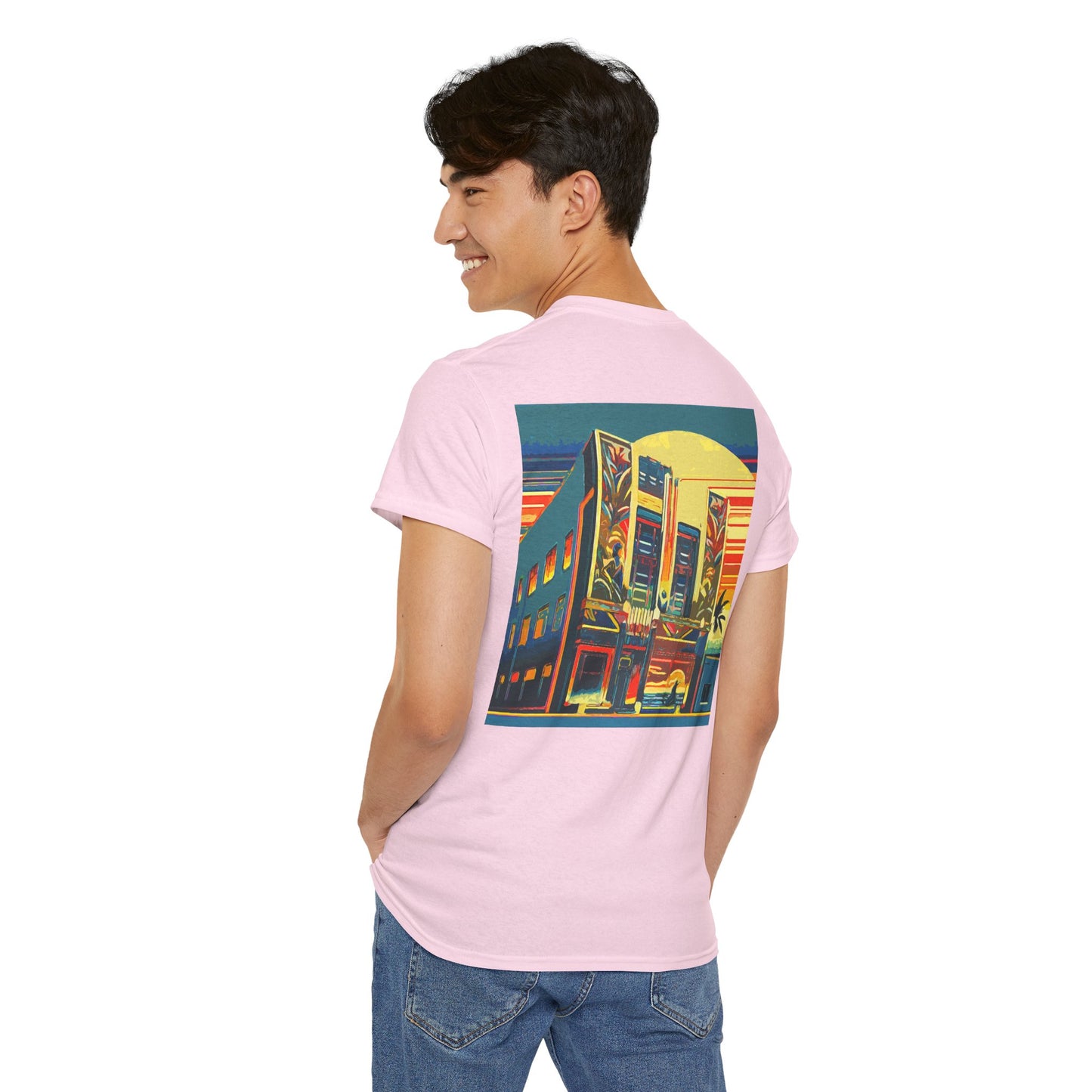 Art Deco Theatre - Amazing Unisex Heavy Cotton Short Sleeve Tee Shirts!