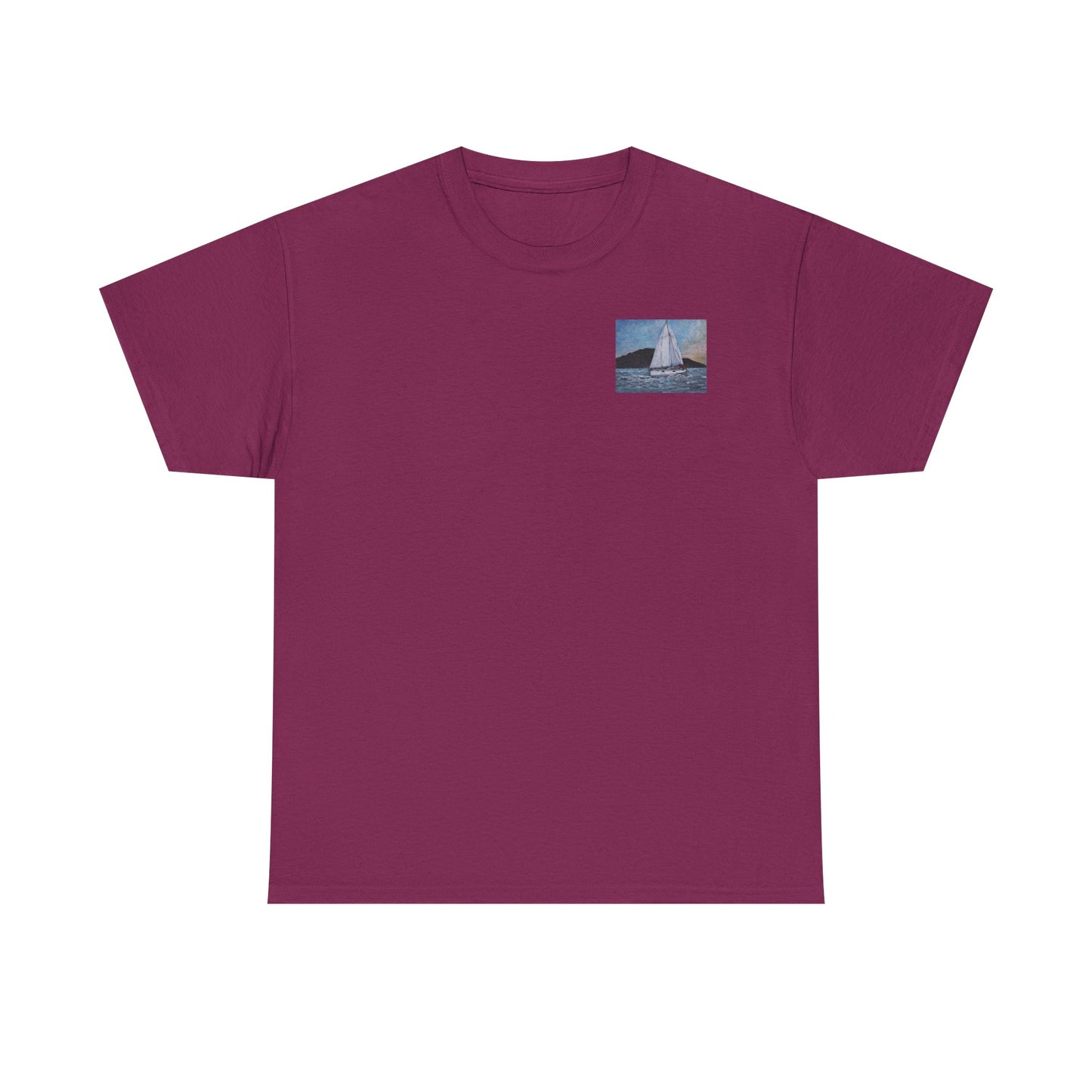 Smoothly Sailing - Amazing Unisex Heavy Cotton Short Sleeve Tee Shirts!