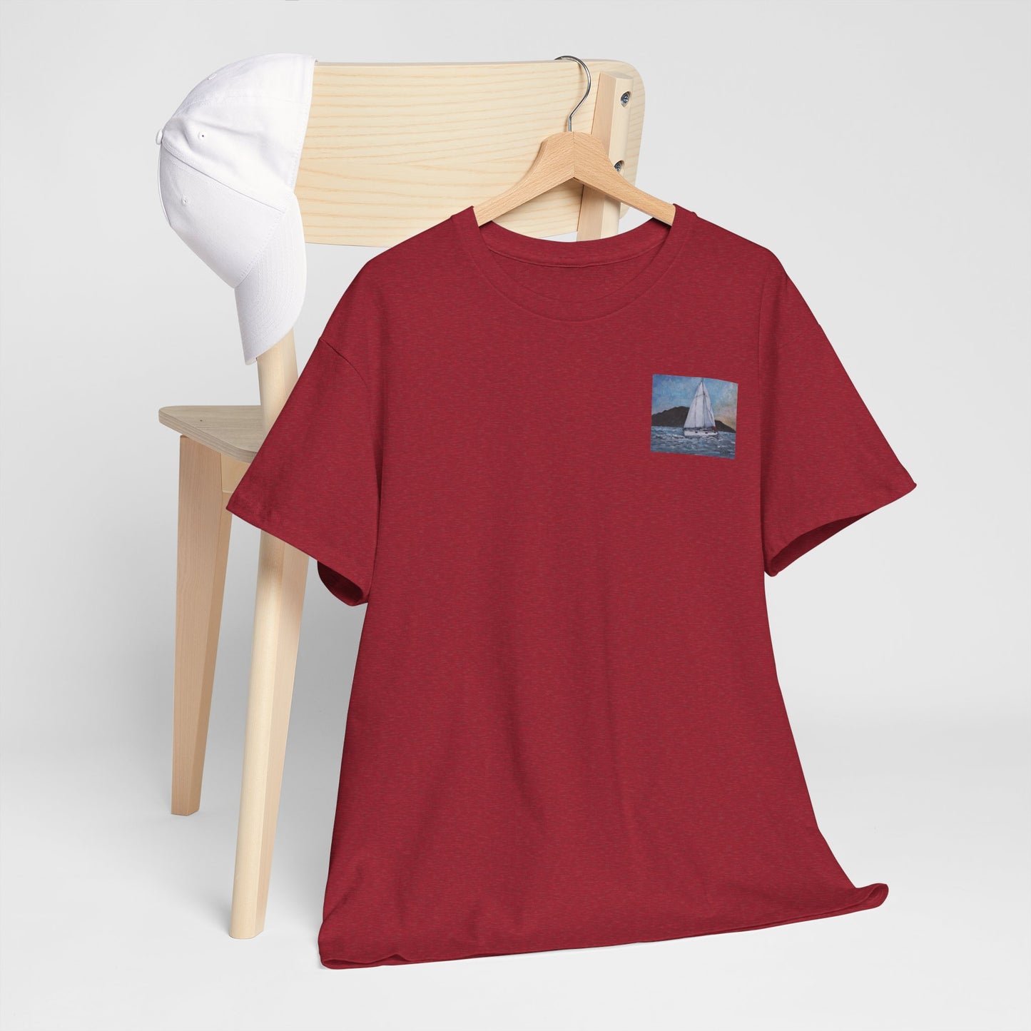 Smoothly Sailing - Amazing Unisex Heavy Cotton Short Sleeve Tee Shirts!